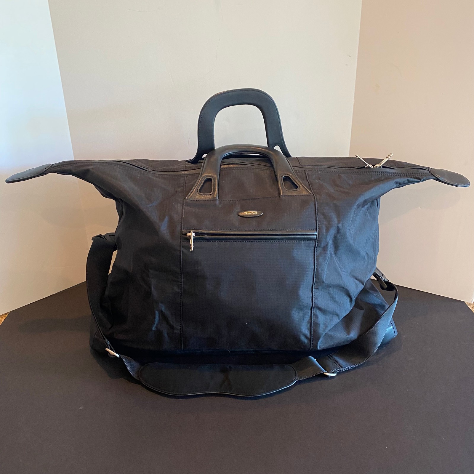 Tumi Black CNN Duffle Bag