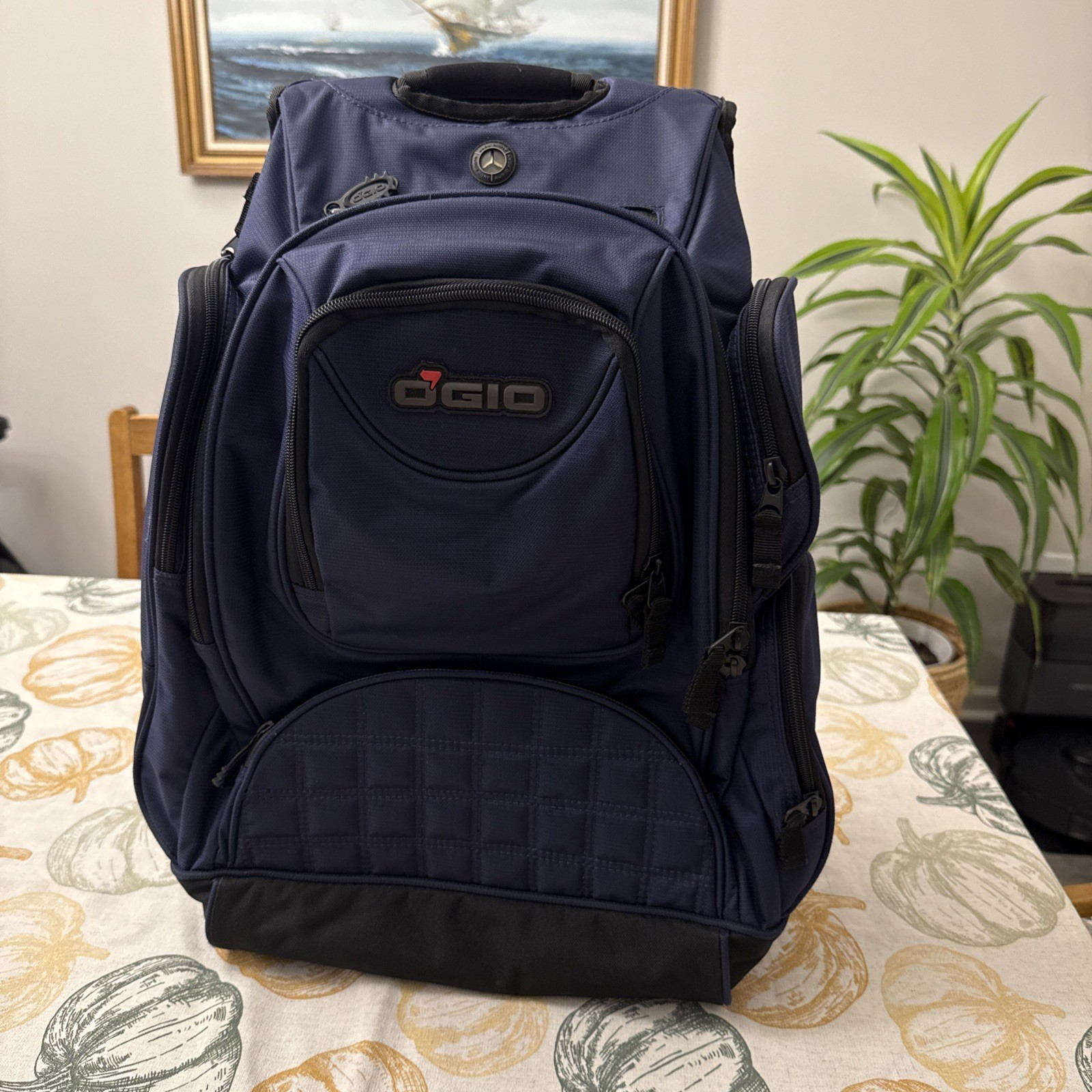 OGIO Metro Backpack Blue 16” Laptop Tech Bag Padded Compartments EUC