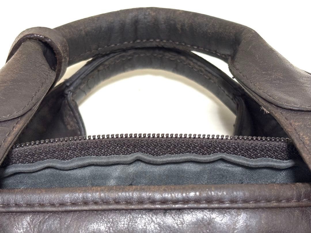TUMI Briefcase Business Bag All Leather Brown