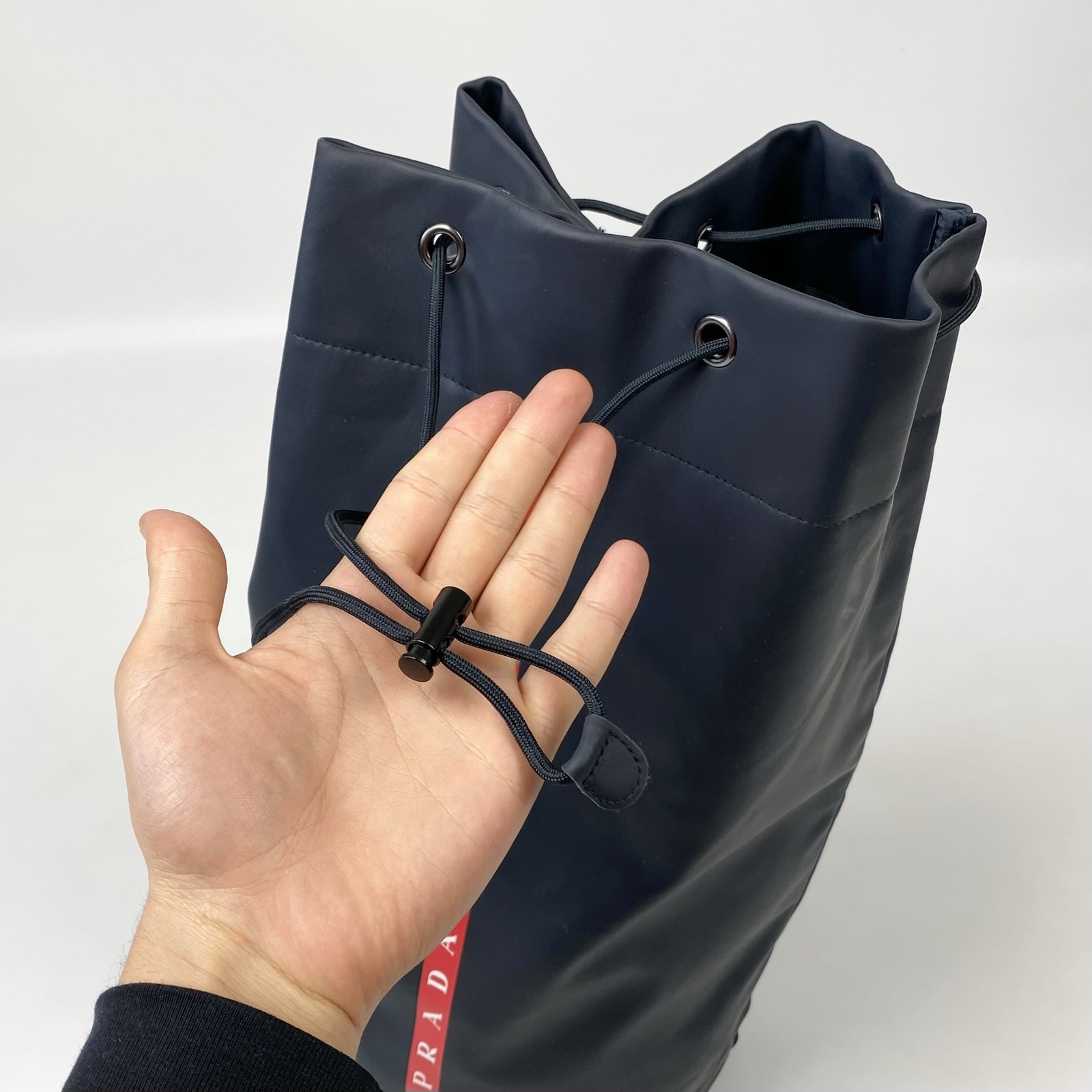 Prada Beauty Ocean Luna Rossa Navy Blue Water Resistant Bag Gym Pack