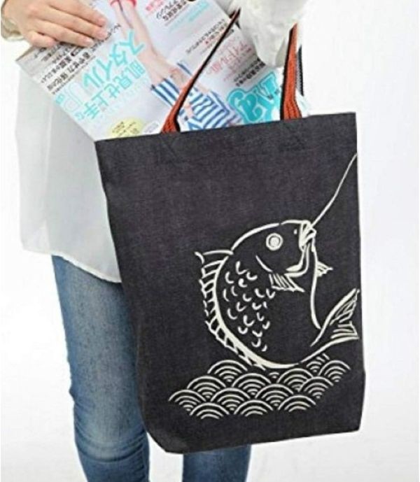 Kurashiki Denim Bag Traditional Japanese Craft Lucky God Okayama Kojima Jeans