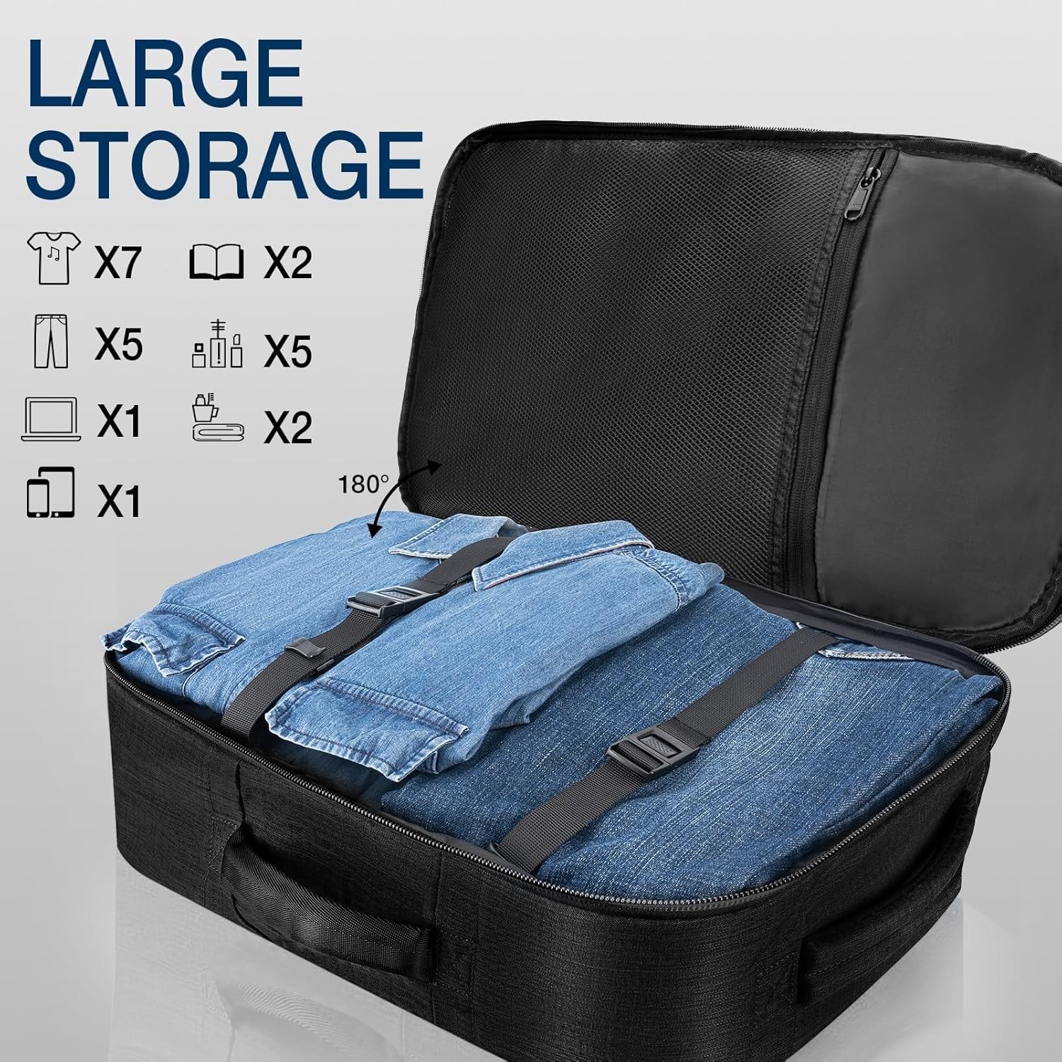 Travel Backpack Carry on Flight Approved, Backpack Suitcase for Trav…