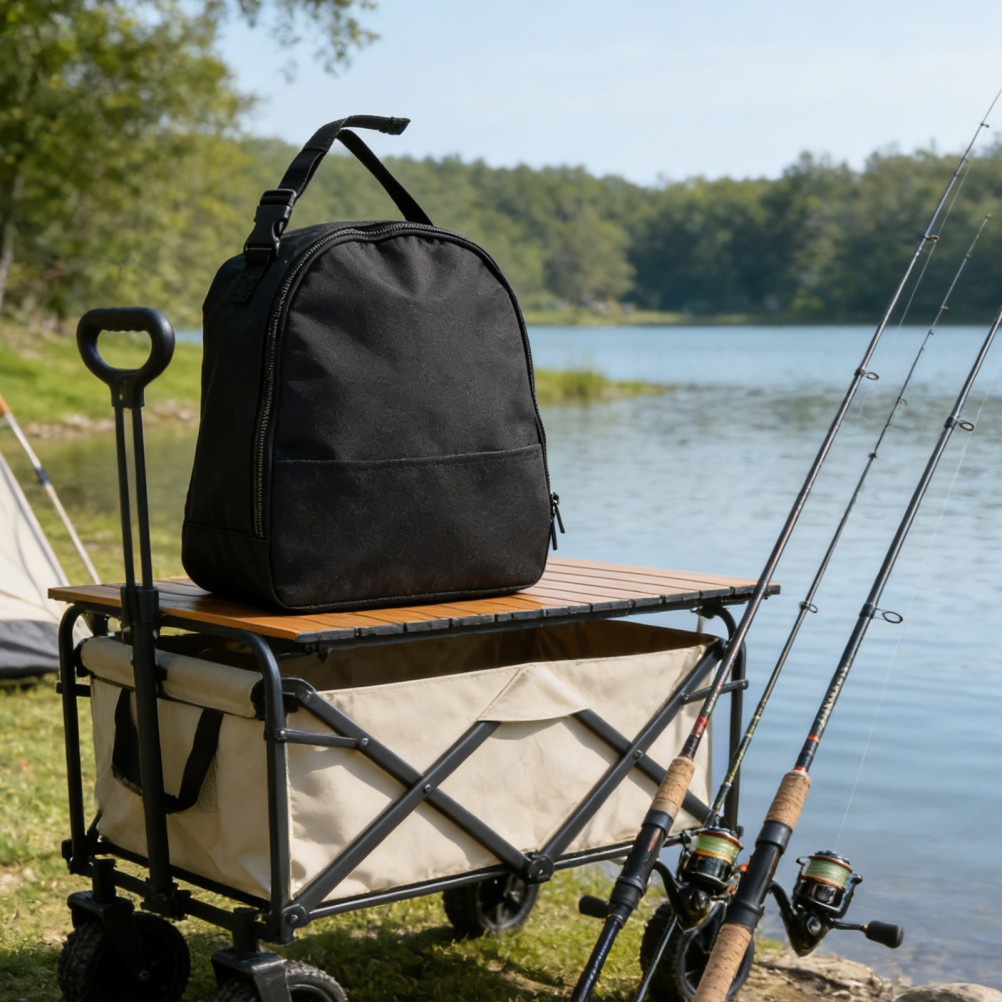 Fan Backpack Hand Bag Case Camping Organizer Electric Protective Holder