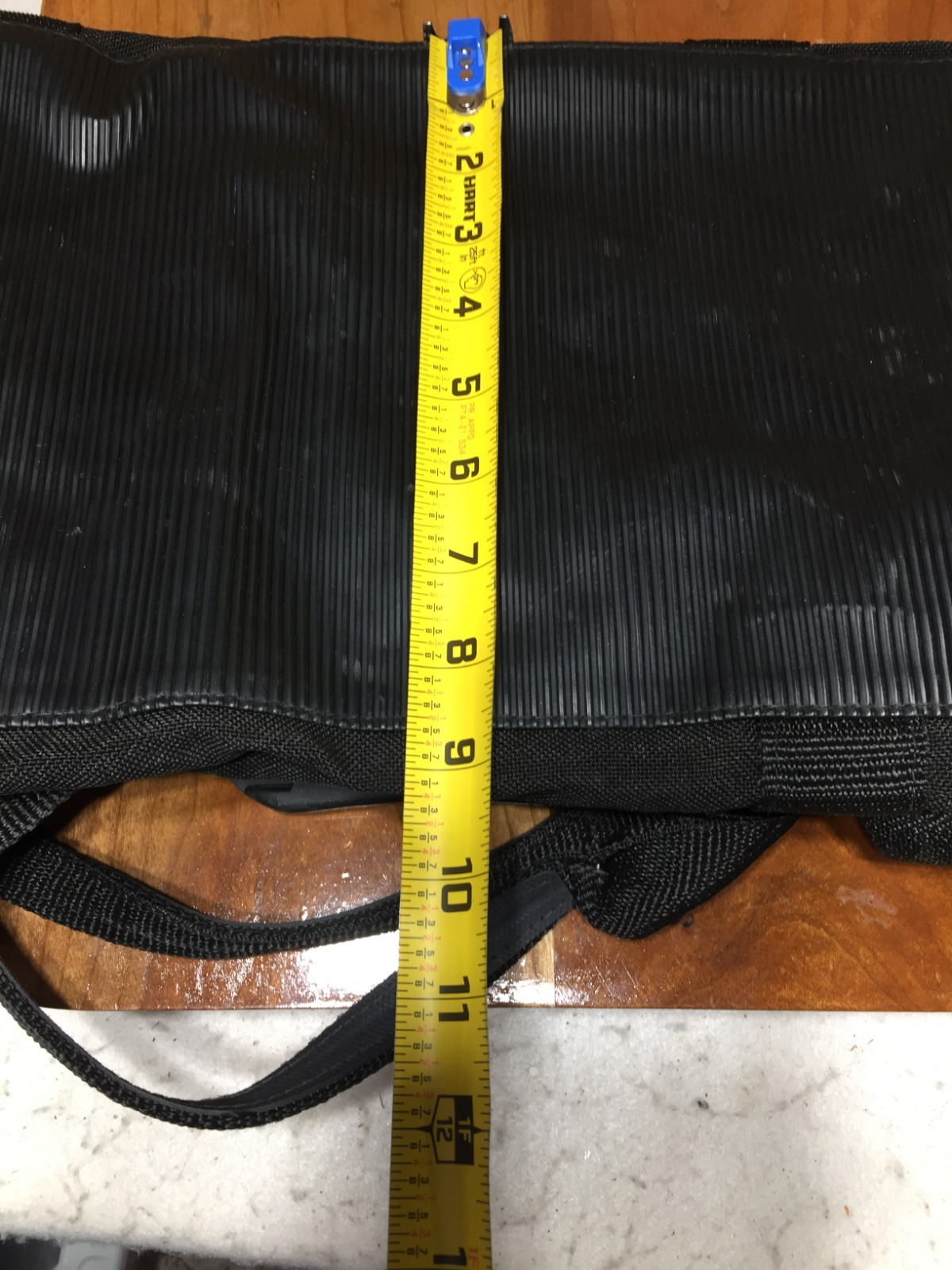 VTG MTV Duffel Back Black Double Handle Zip Top Graphic Print