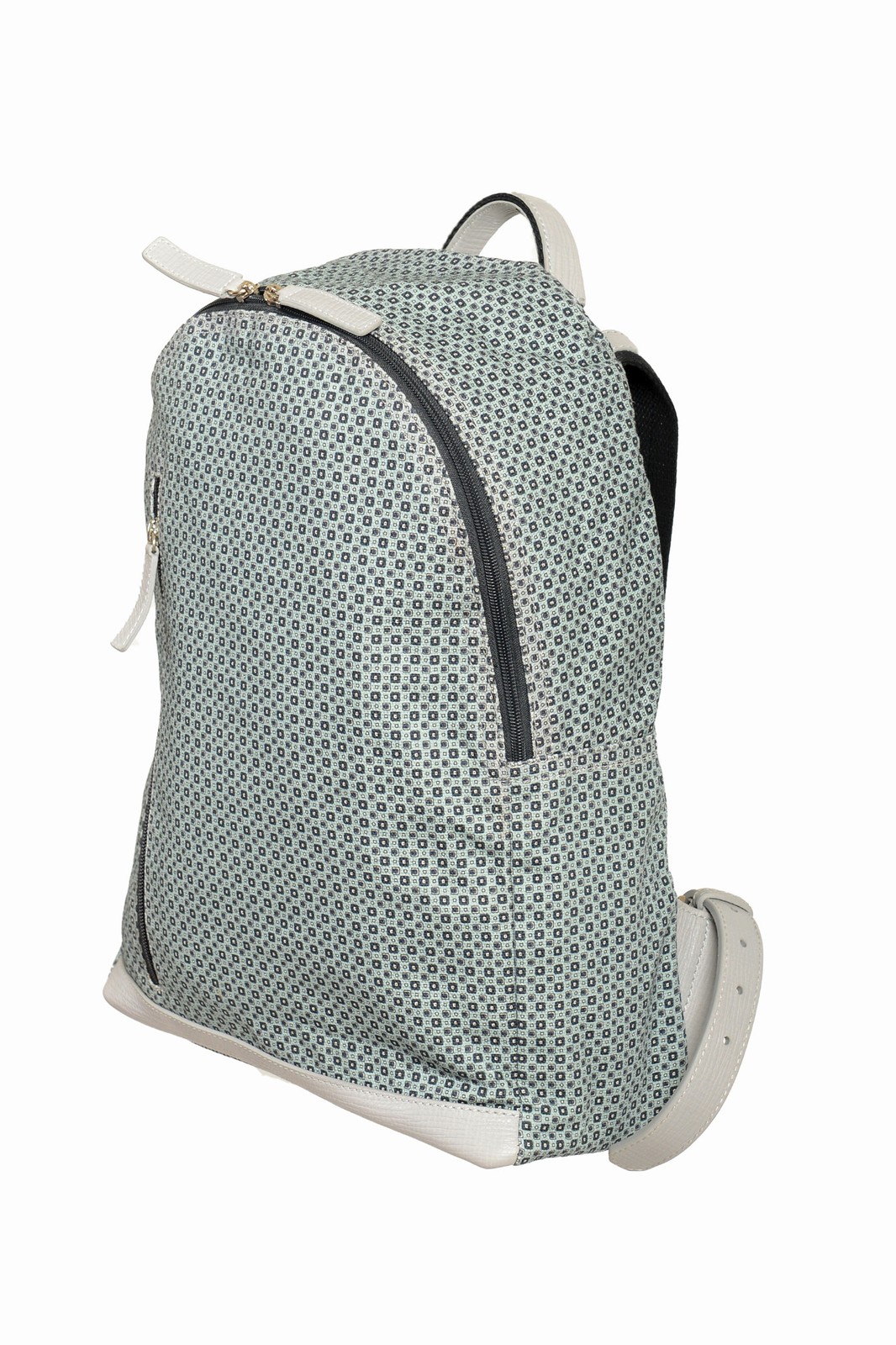 Dolce & Gabbana Unixes Multi-Color Patterned Leather Trim Backpack Bag