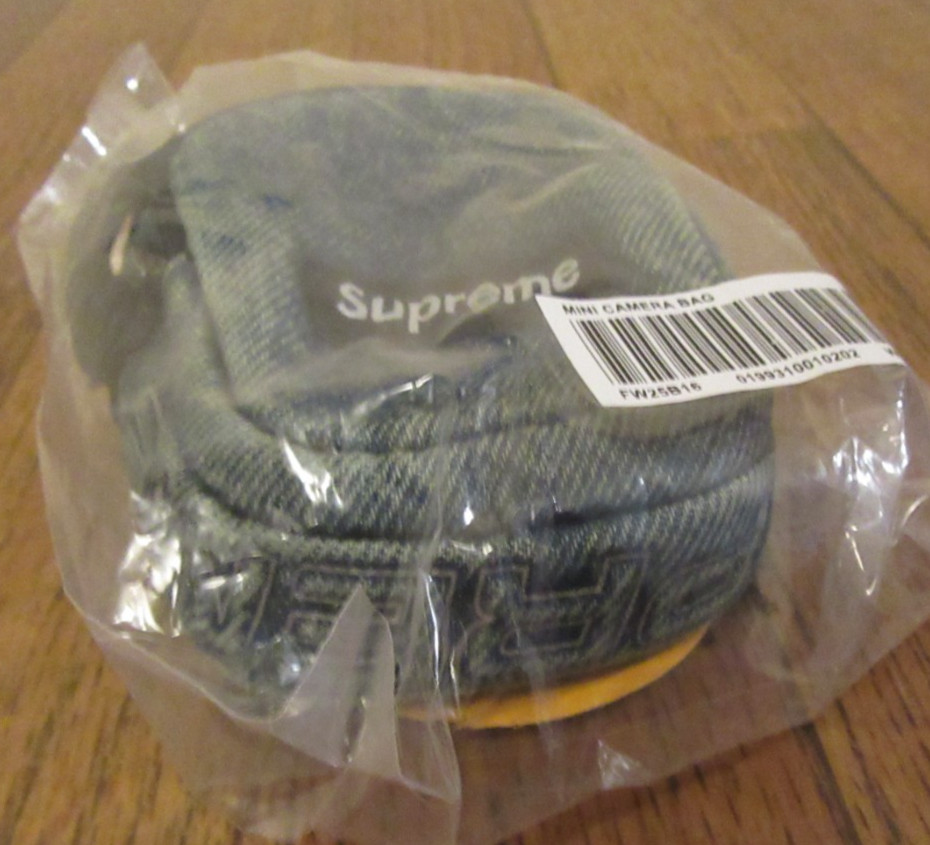Supreme Denim Mini Utility Bag Washed Indigo FW25 Supreme New York 2025 Free S&H
