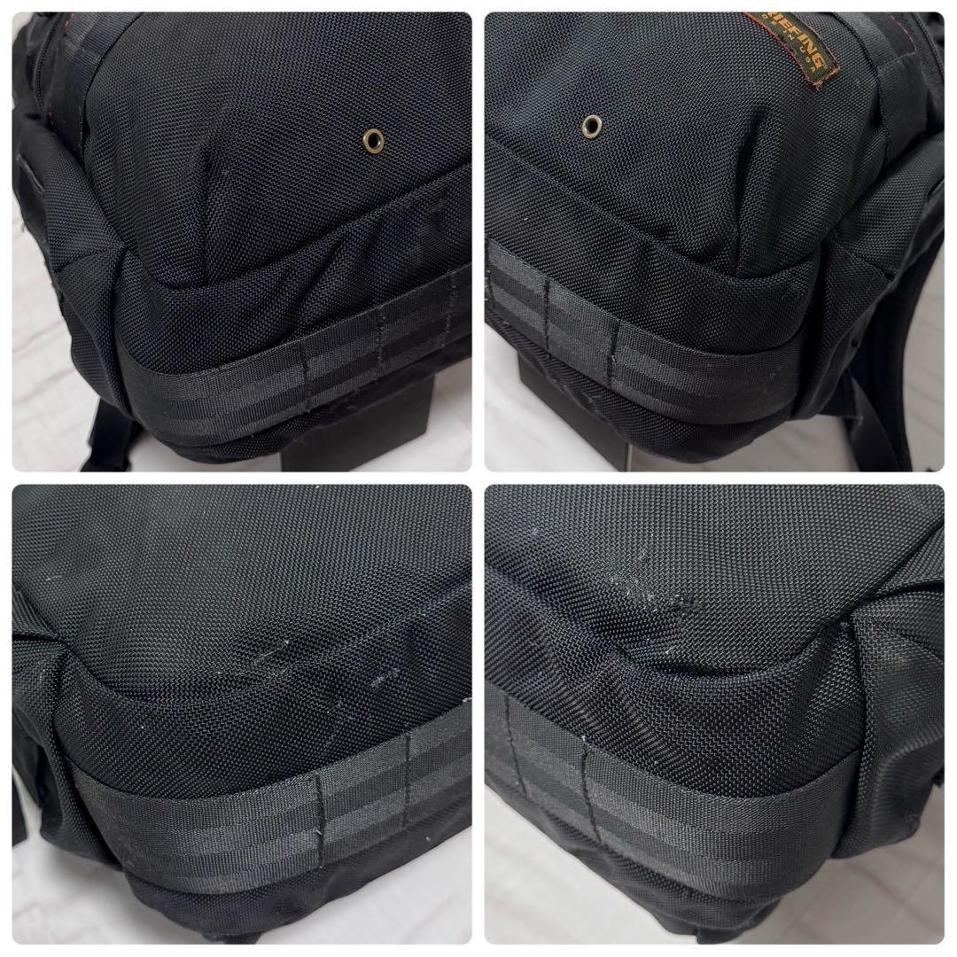 BRIEFING BRF136219 ATTACK PACK Black Ballistic Nylon Backpack Made in USA A4