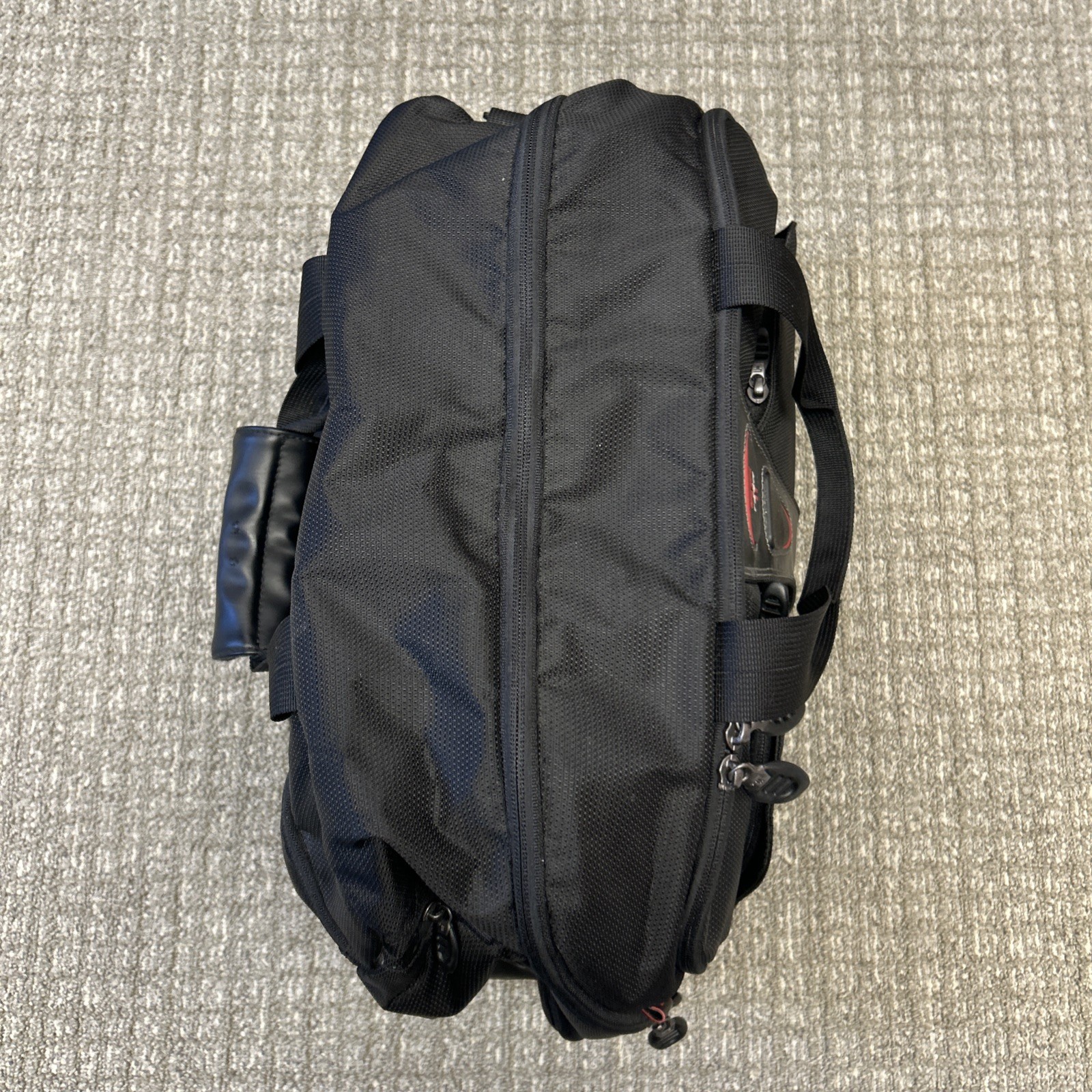 TUMI T-Tech Black Nylon Expandable Carry On Duffel 5540D Travel No Strap