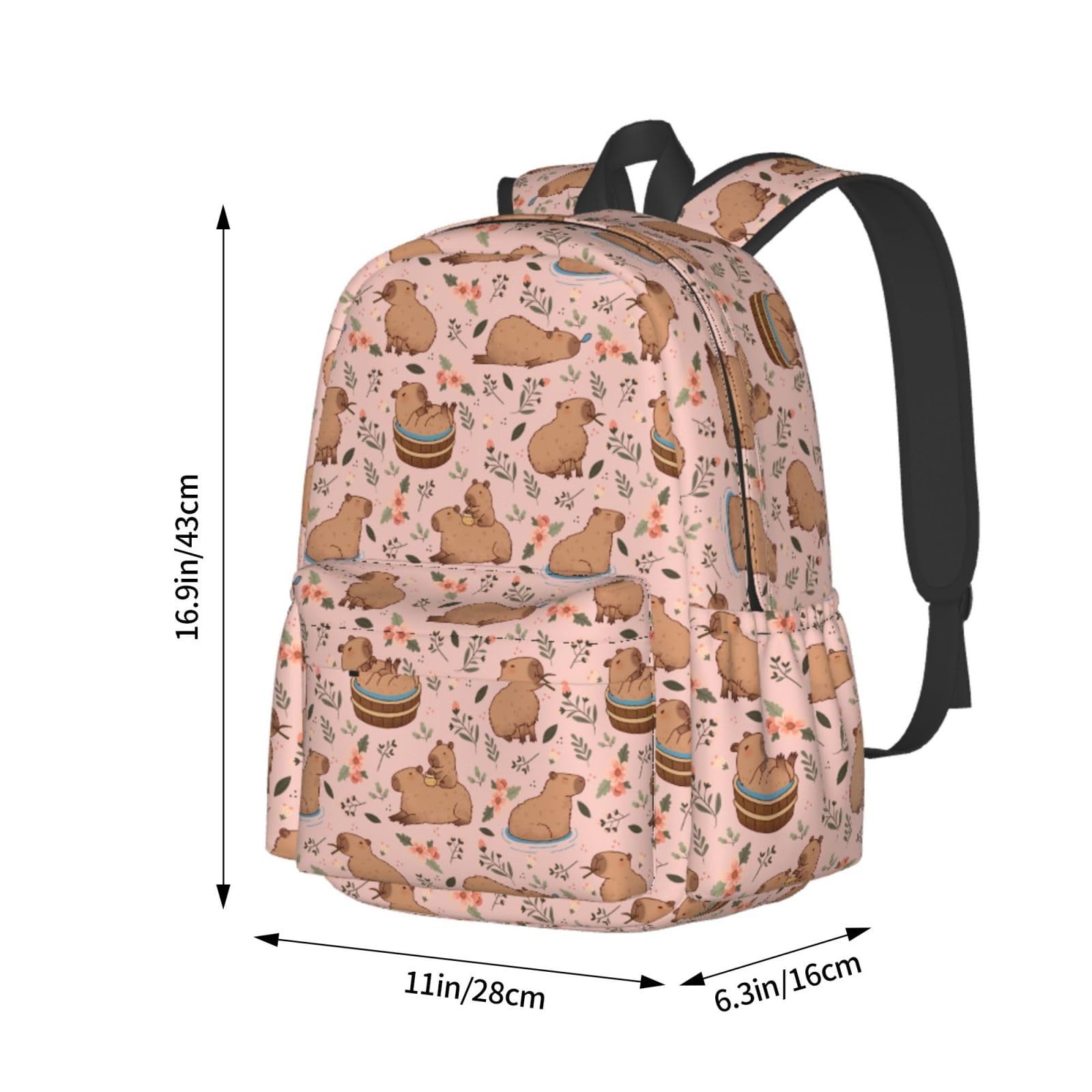 16.9 Inch Laptop Backpack Women Travel Casual Lightweight Waterproof Daypack