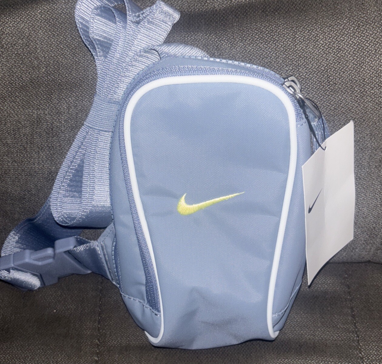 Nike✔️Sportswear Essentials Ashen Slate Blue Crossbody Bag (1L) DJ9794 One Size