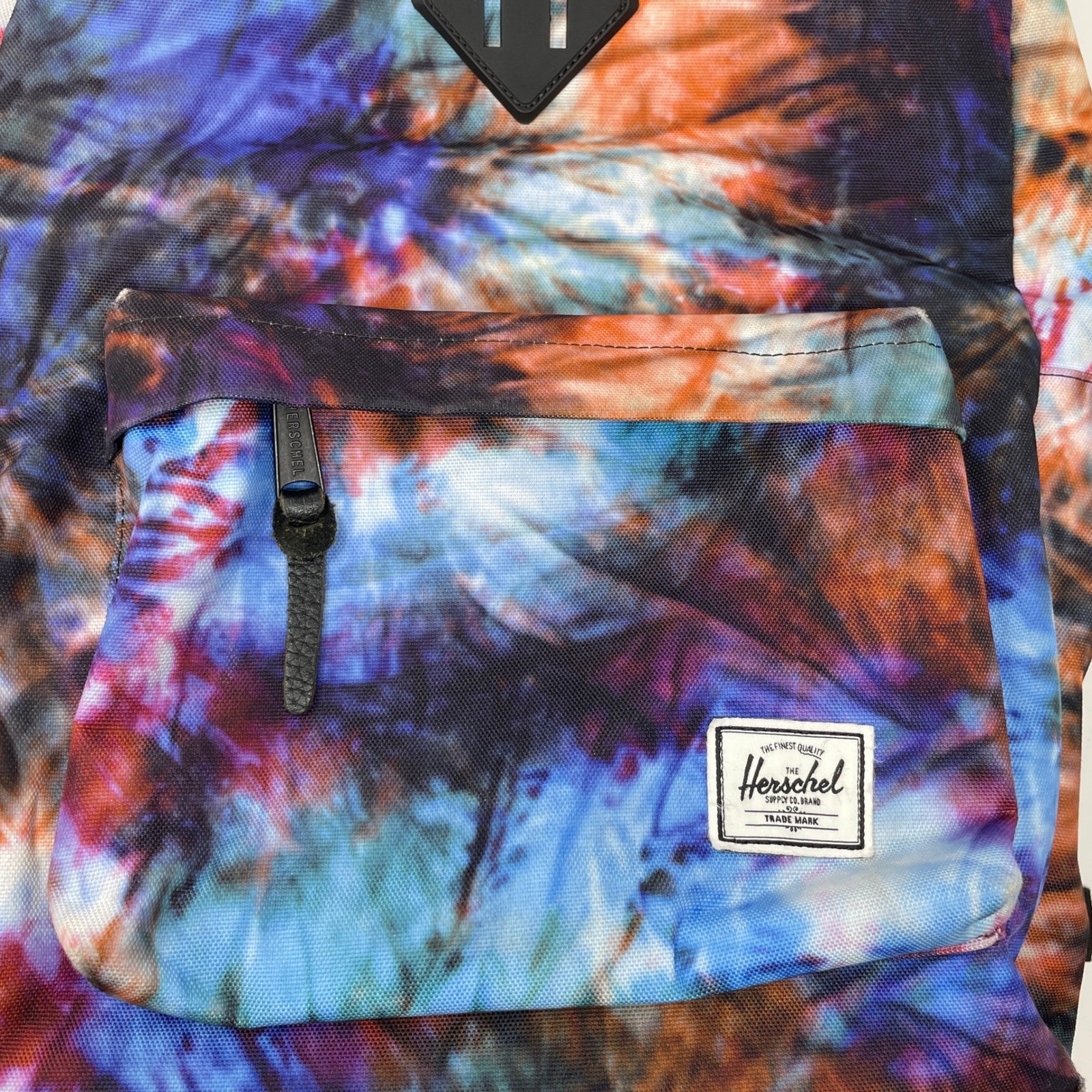 Herschel Supply Backpack Tie Dye Blue Travel Laptop Bag Retro Hippie Festival