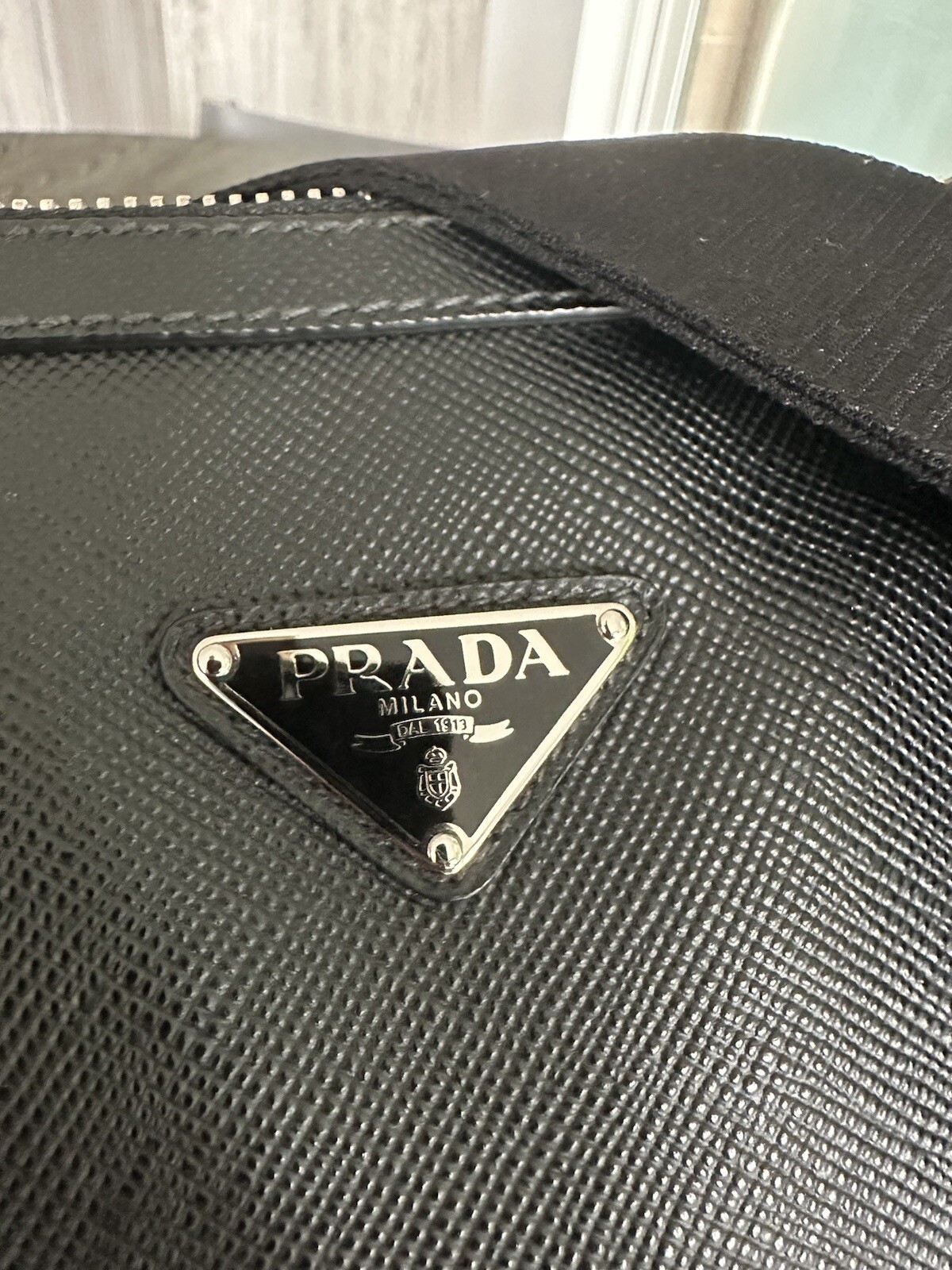 Prada Saffiano Leather Duffle Bag