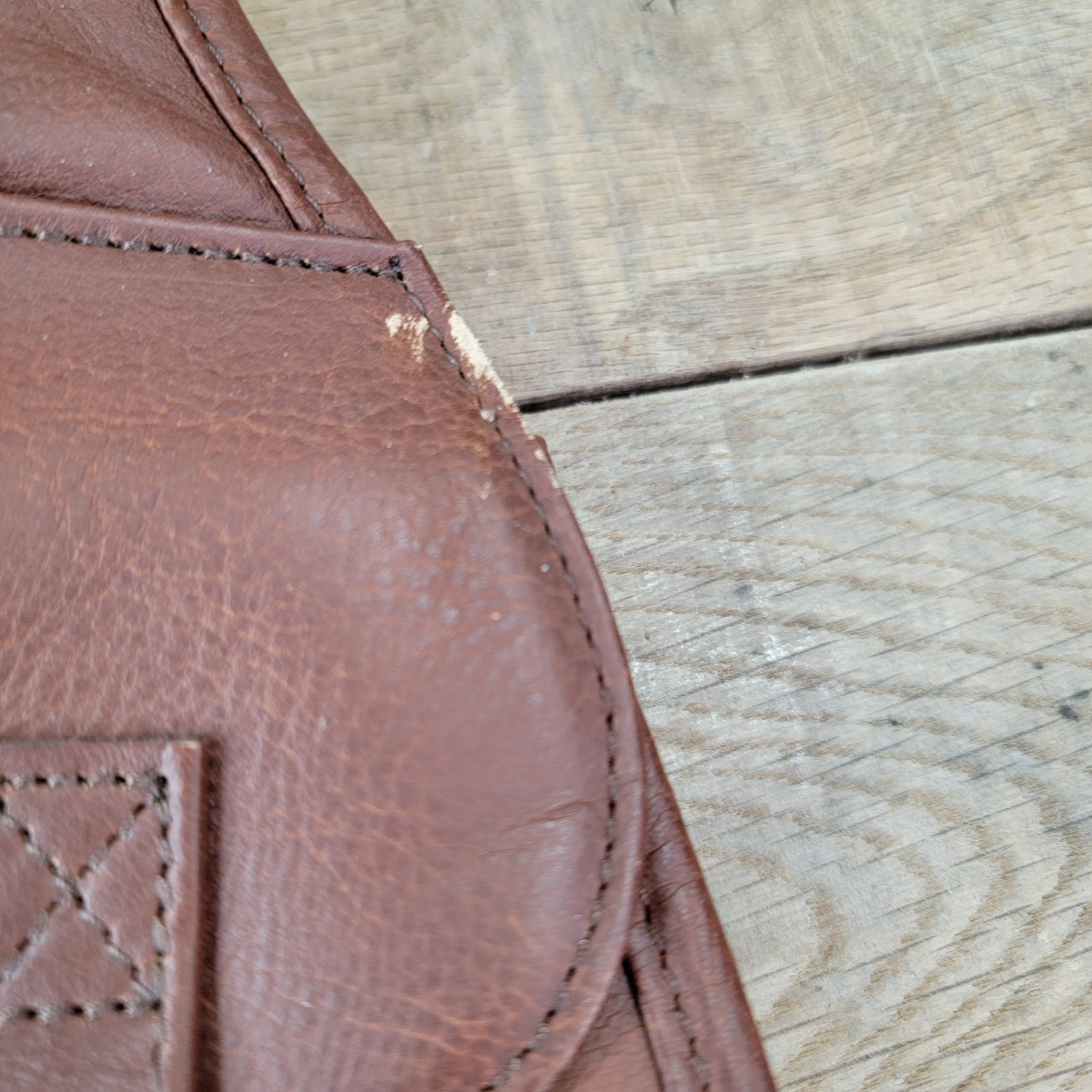 Scully Mens Wah Maker Classic Saddle Bag Brown Western Horse Tack