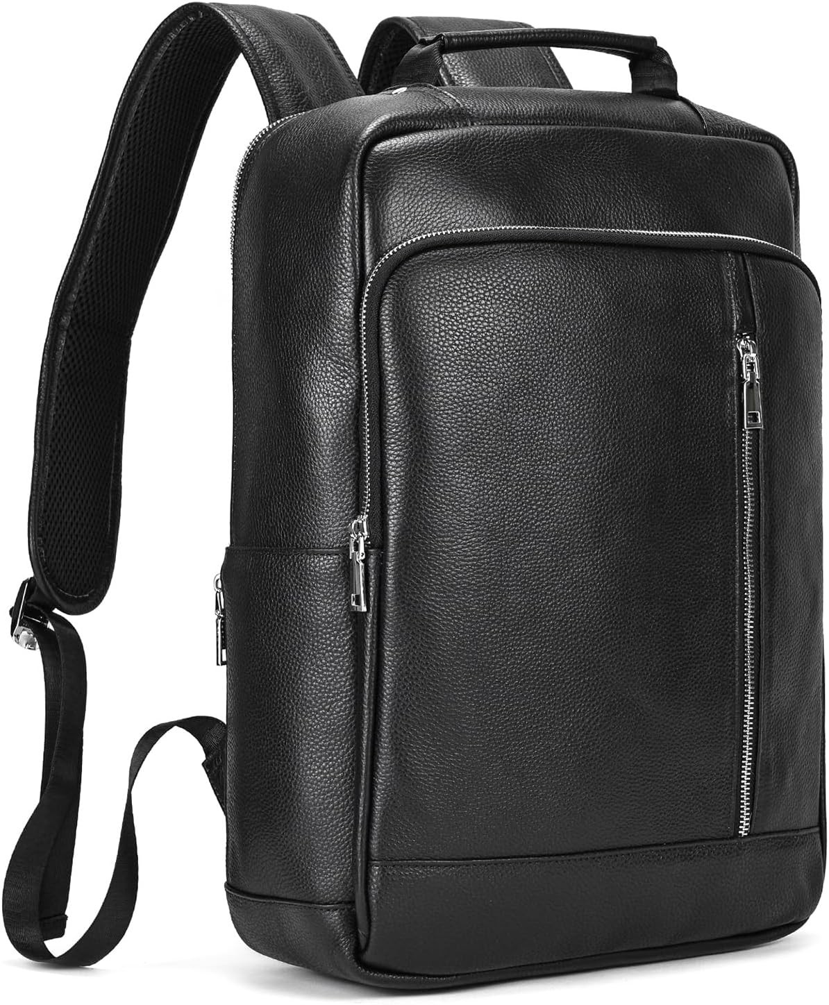 Genuine Leather LUUFAN Men’s Backpack for 15.6″ Laptop – Casual Travel Rucksack