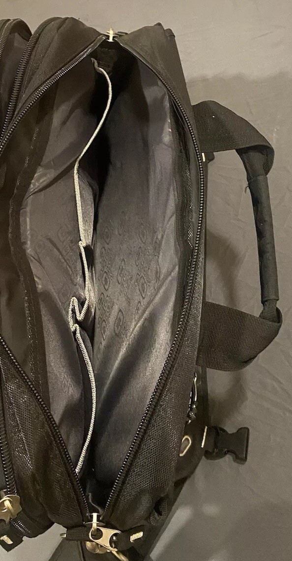 Ogio X Oreo Black Laptop Briefcase Messenger Bag Large W/ Shoulder Strap RARE