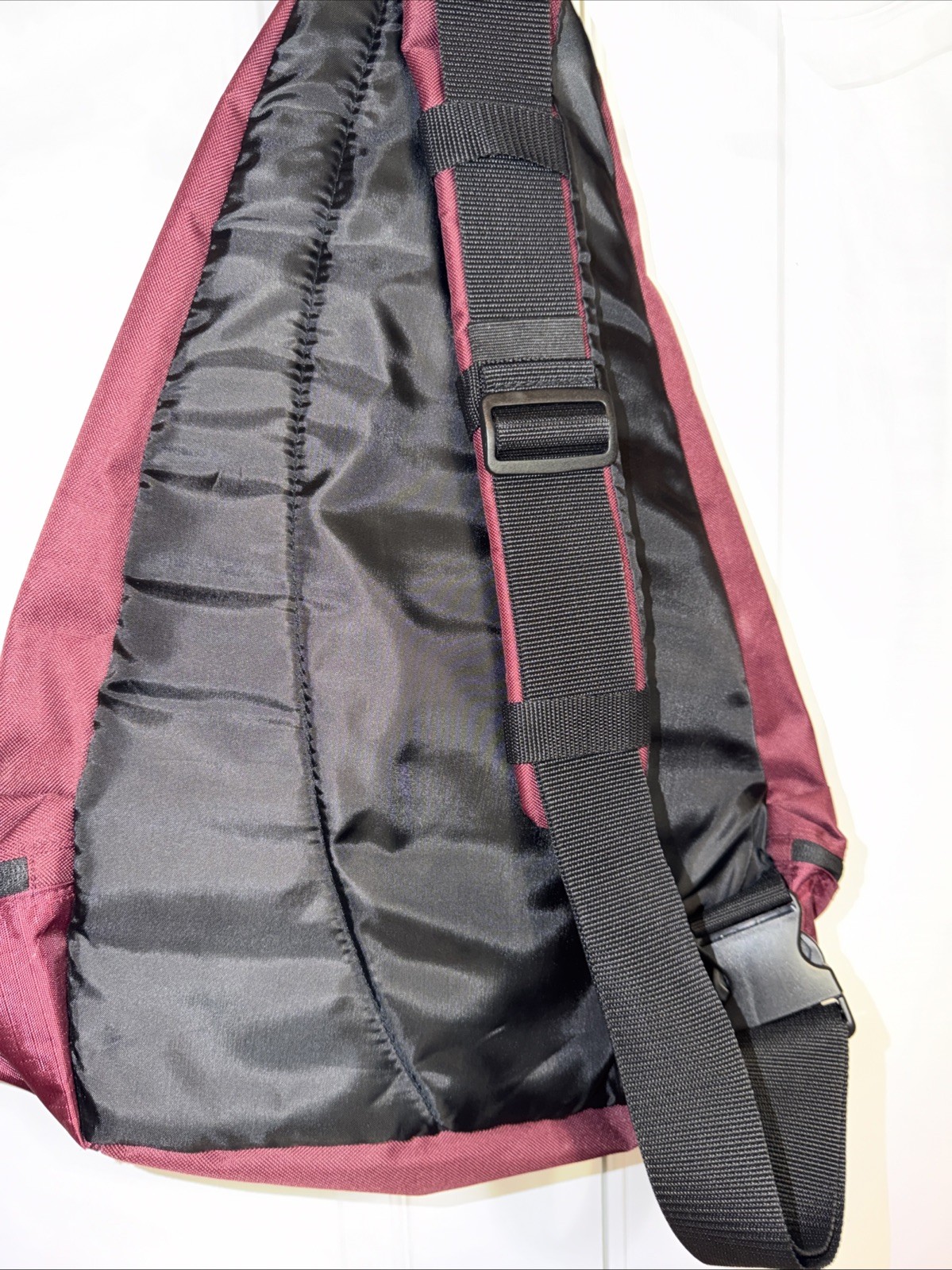 Virginia Tech VT Maroon Sling School Backpack Large Multiple Zip Pockets Unisex