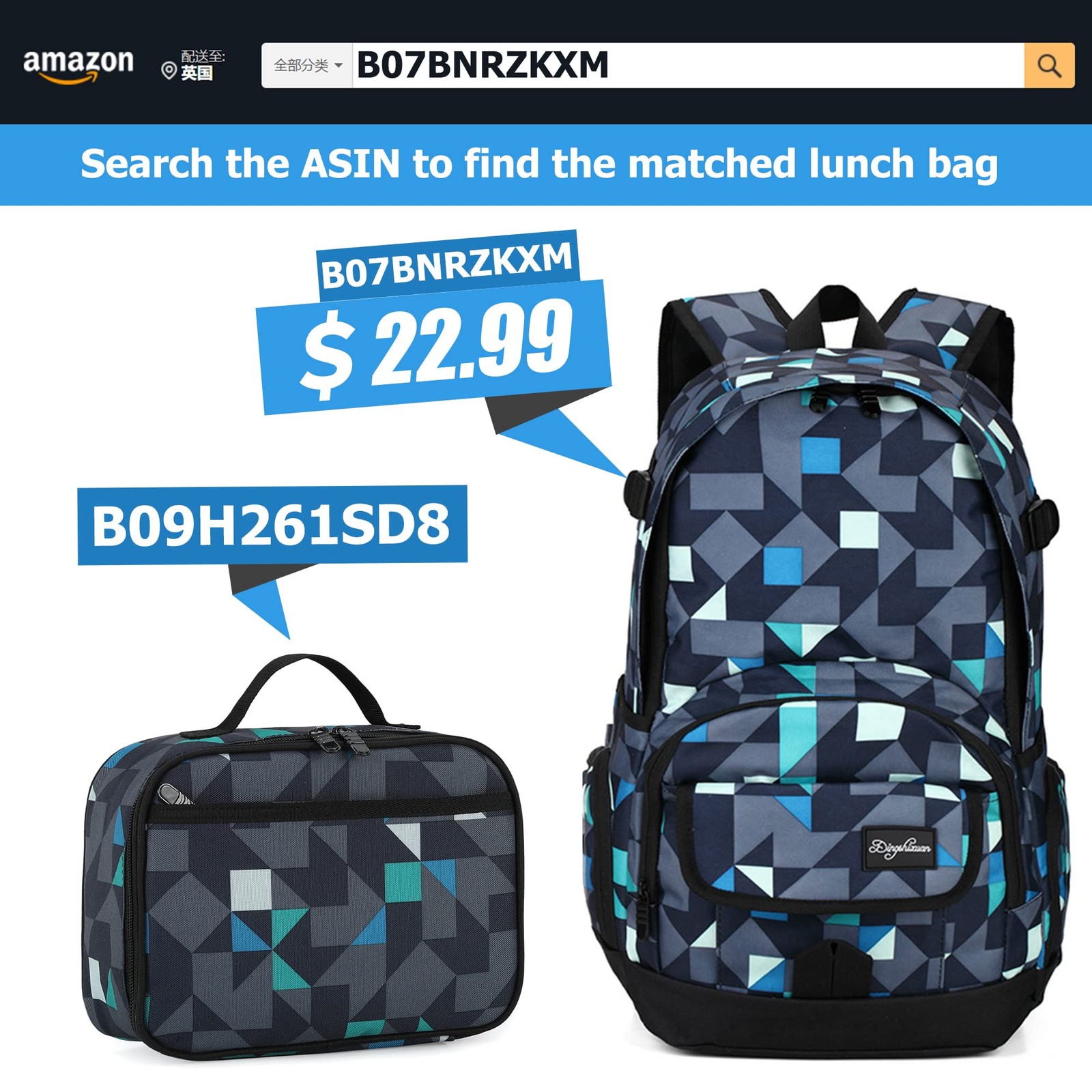 School Backpack Travel Bag for Men & Women Lightweight College Back Pack with…
