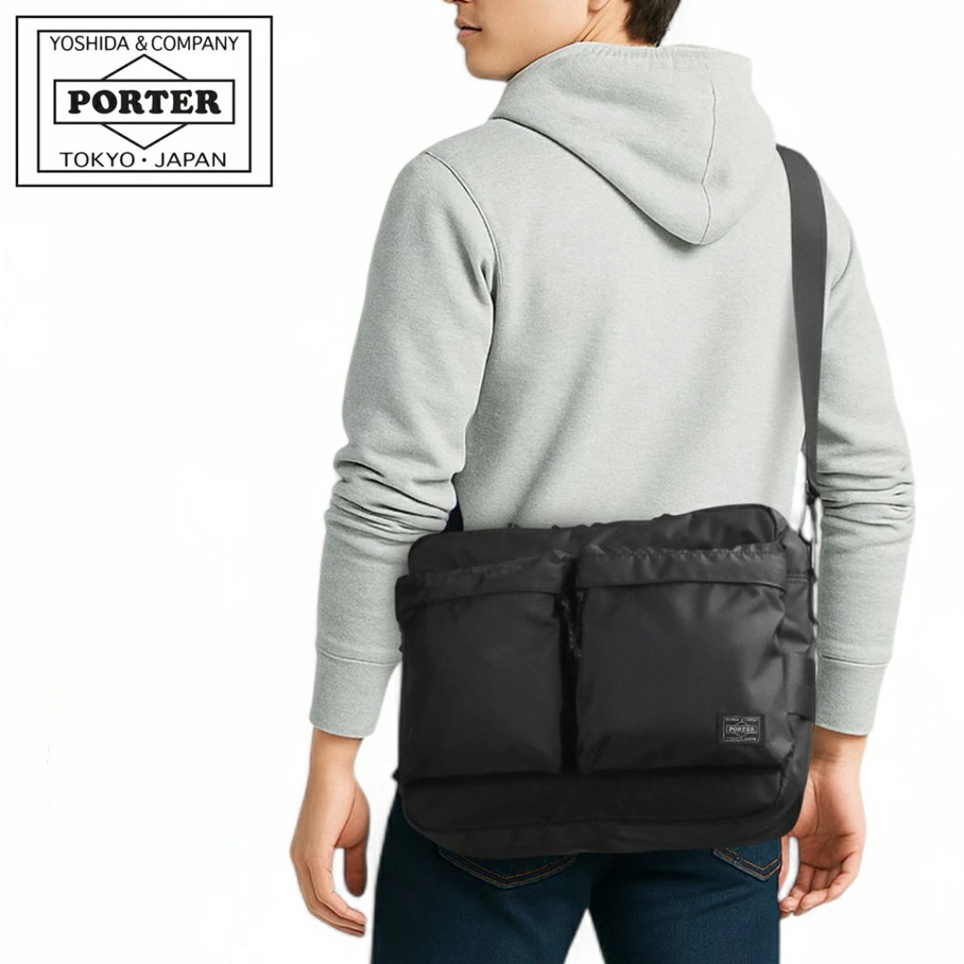 Yoshida Porter FORCE Shoulder bag 855-07415 Black Made in Japan – Brand NEW