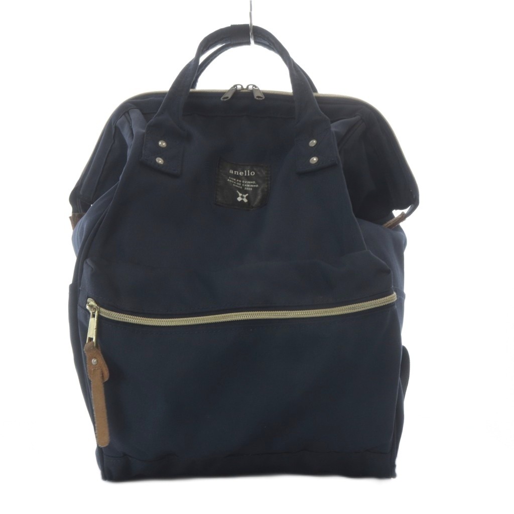 Anello Nylon Navy Backpack Men’s Women’s AB Used 16.5cm/6.5″