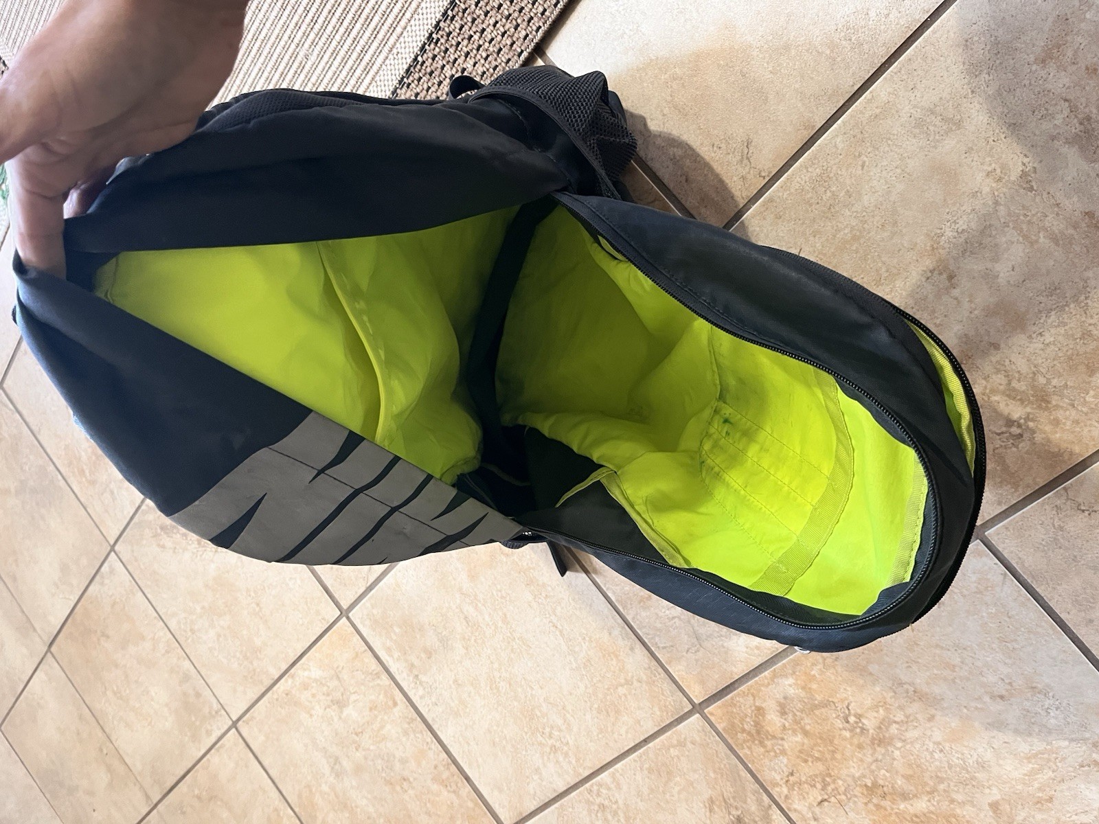 Nike Max Air Gray Large Backpack Unisex Pre-owned