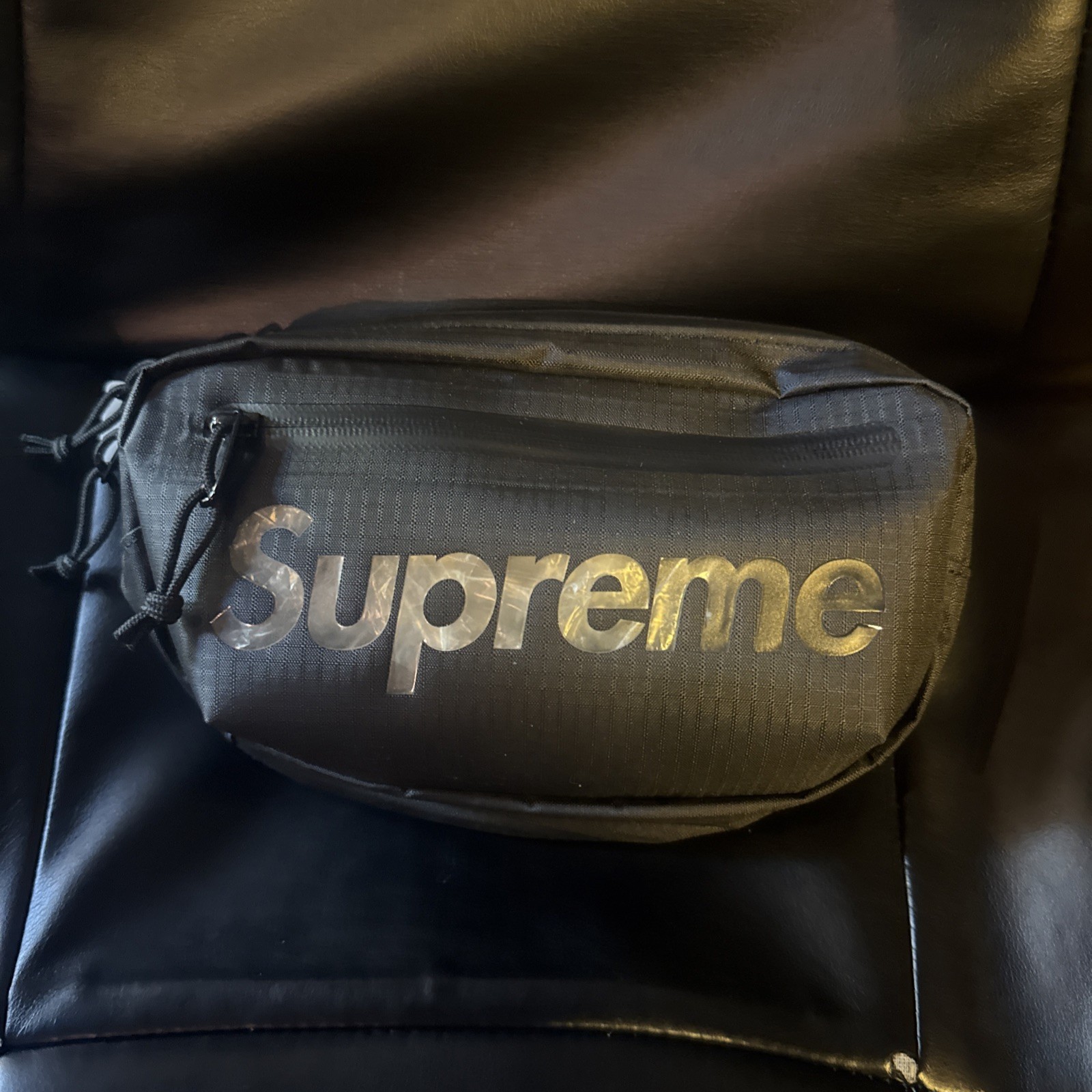 Supreme Black Waist Bag