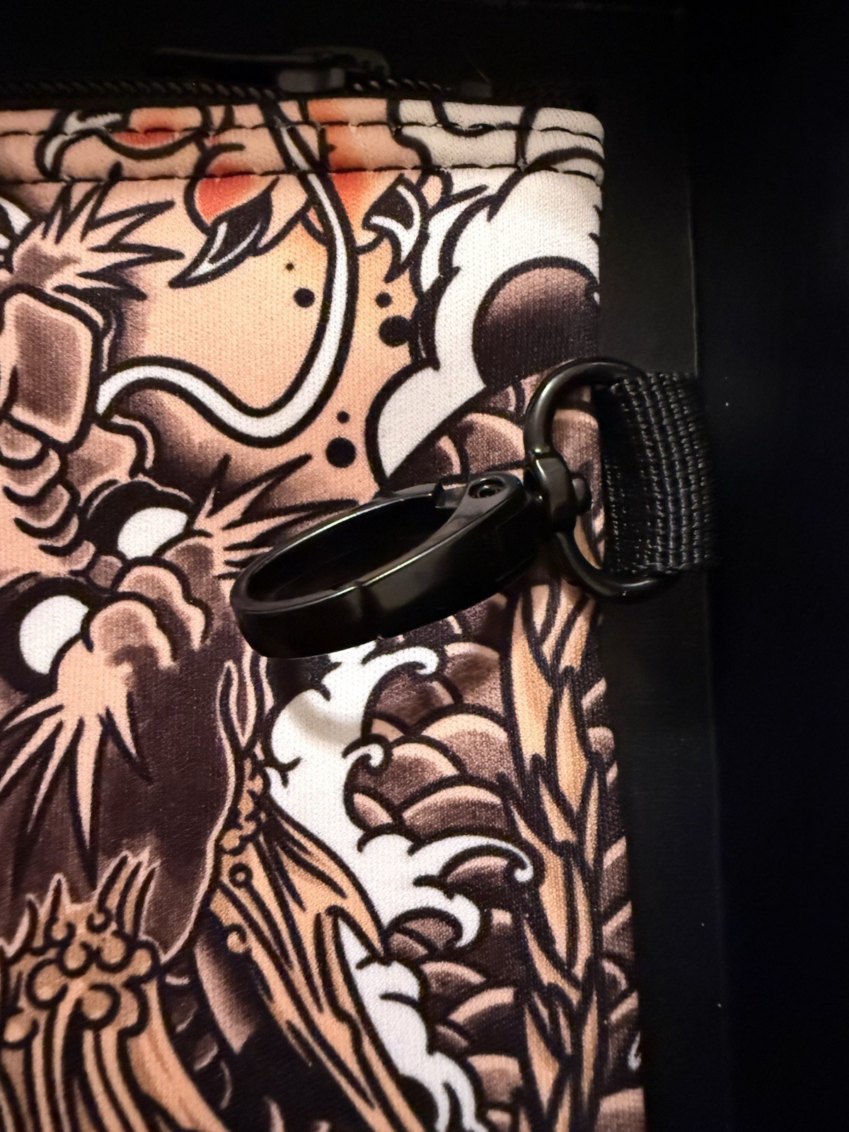 NEW Ethika Neoprene Shogun Tiger Print Pencil Case Money Bag Clip ULNB1005