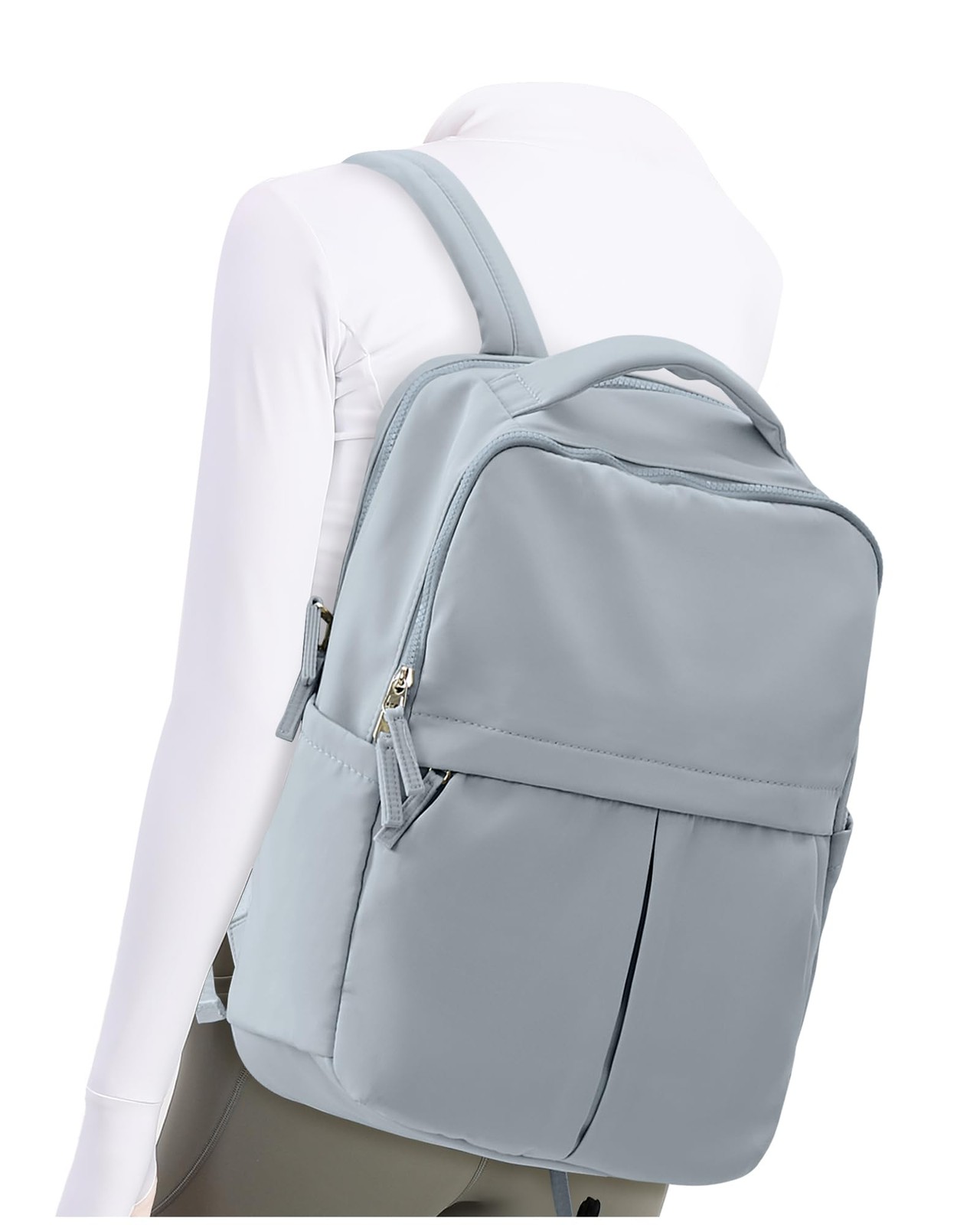 Laptop Work Backpack For Women 15.6 Inch Waterproof Blue Travel College