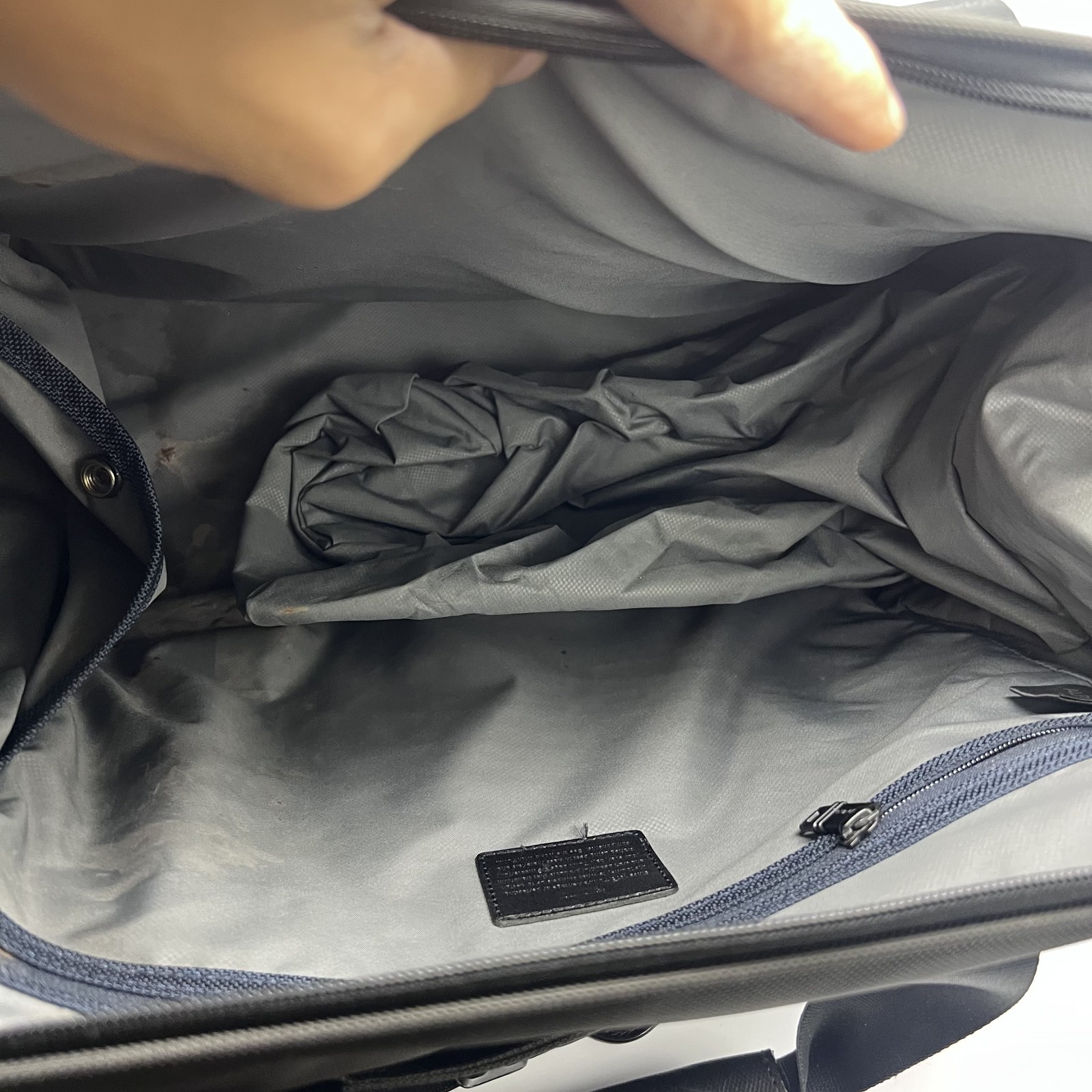 Tumi Alpha 2 Black 2-Way Framed Soft Duffel Bag