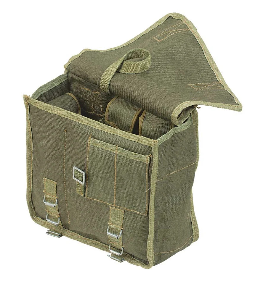 Genuine Polish Bread Bag Strap Military Surplus Vintage Compact Durable Used