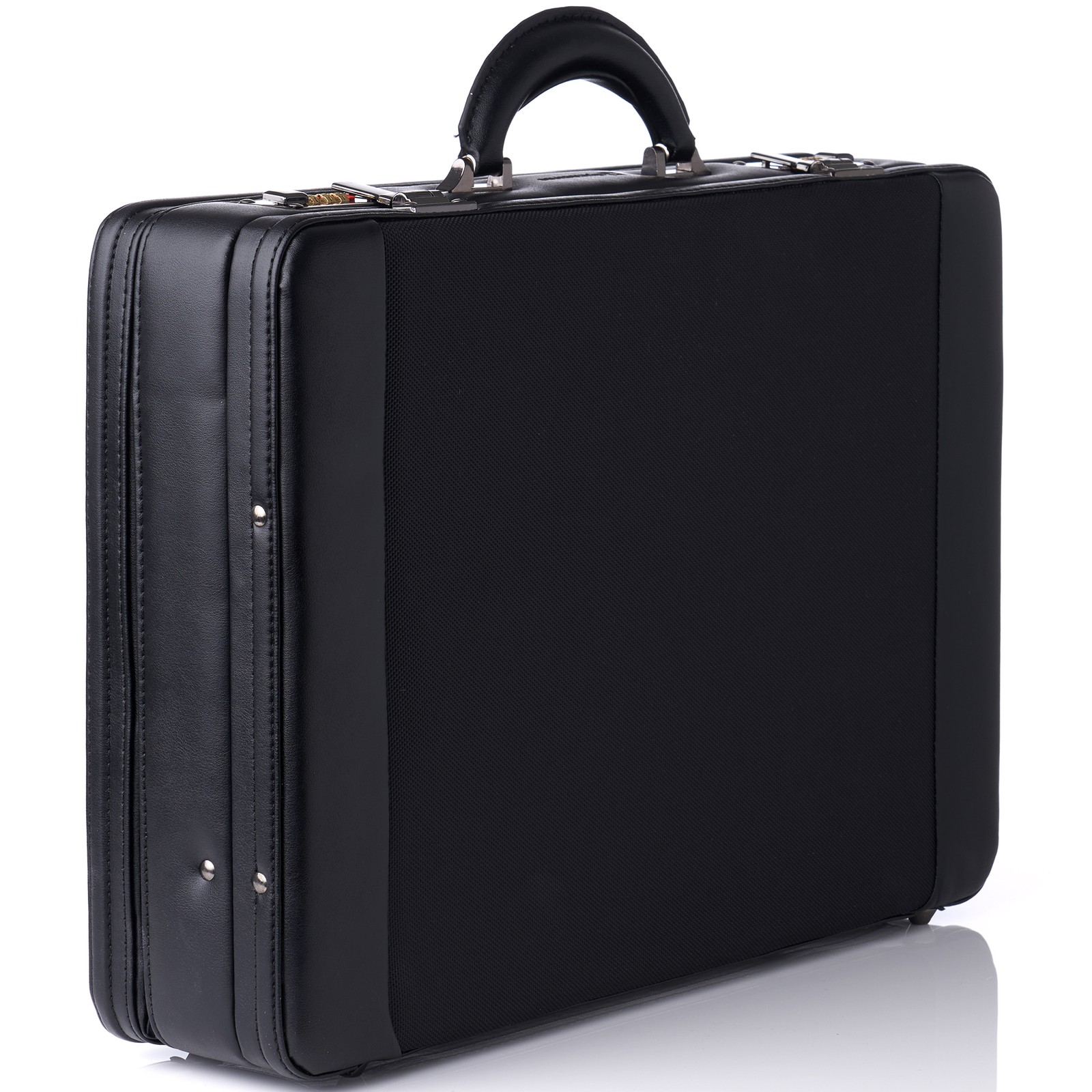 Alpine Swiss Mens Briefcase Hard Side Business Case Expandable Attache Case For