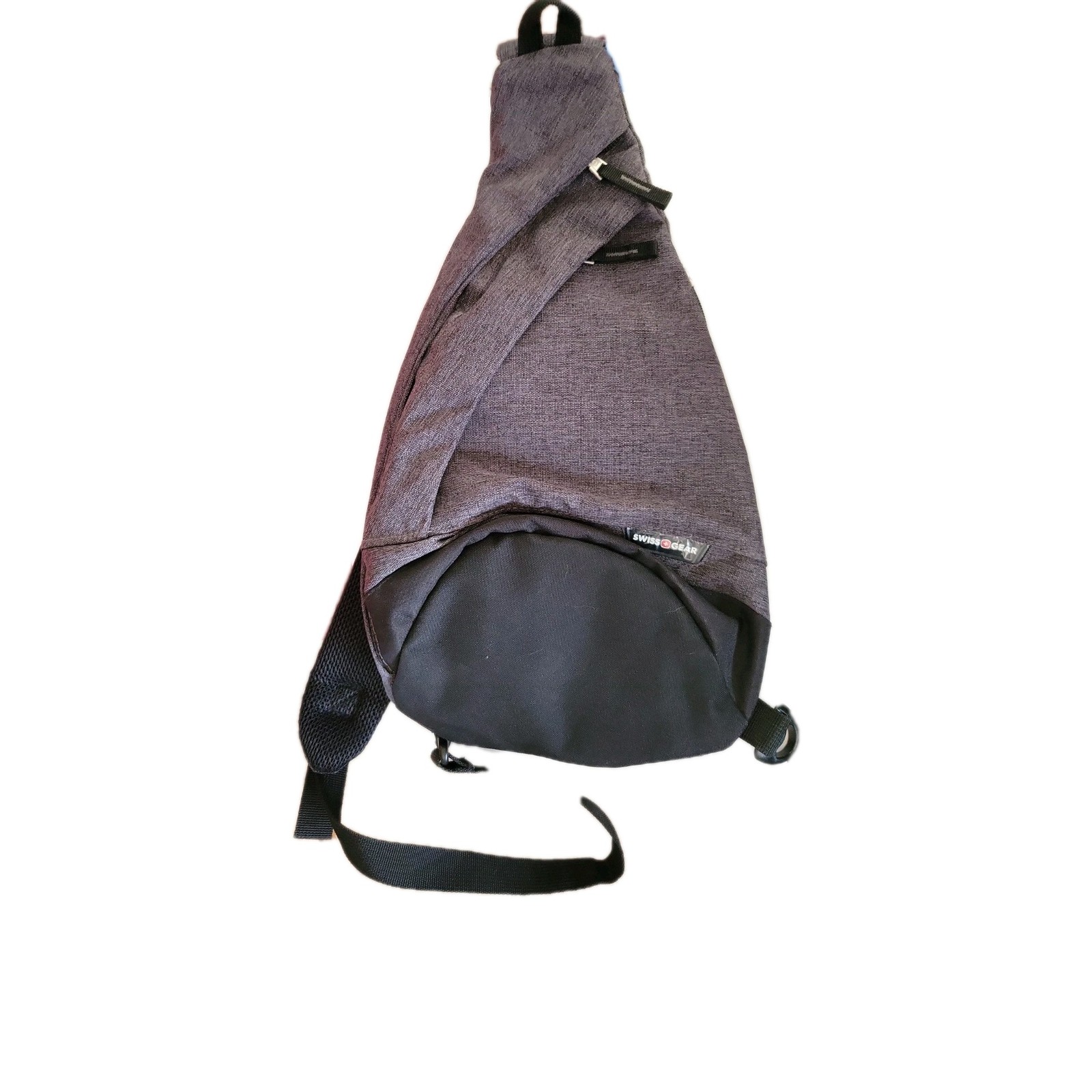 SwissGear Sling Backpack Black Crossbody Bag Travel Daypack One Strap