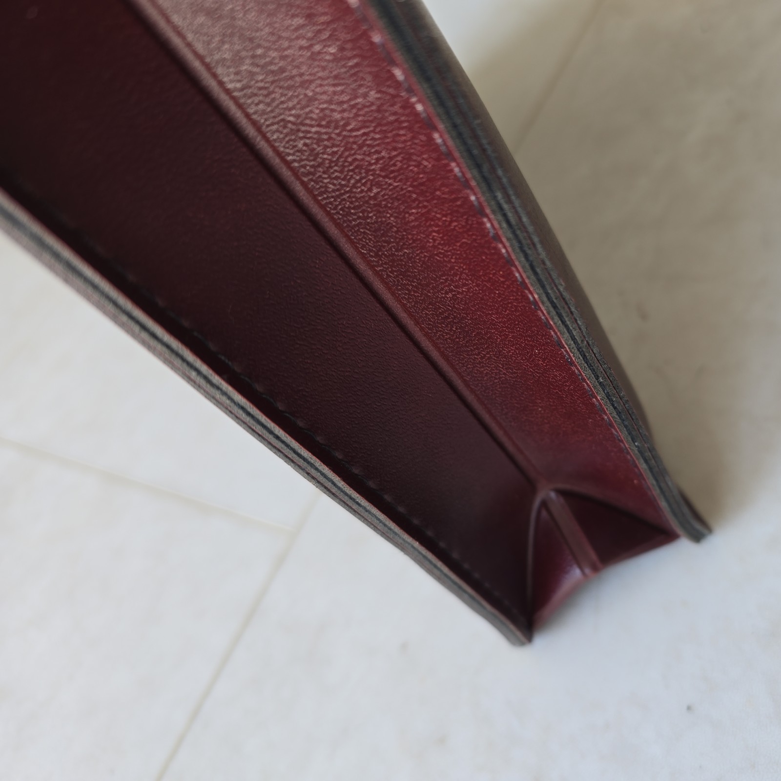Vintage Hazel America’s Case Maker Briefcase Portfolio Zip close Burgan Bag USA