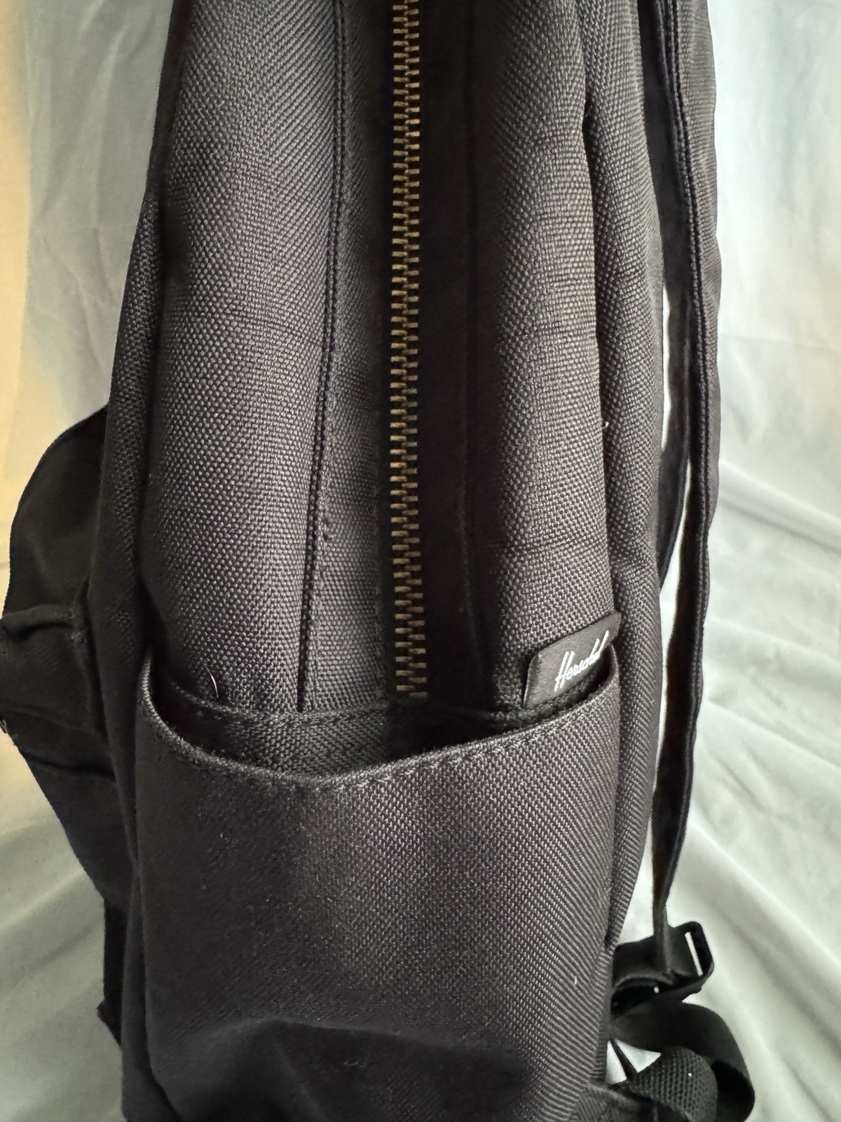 Hershel Supply Co. Nova Mid-Volume Backpack in Black with Gold Tone Zippers