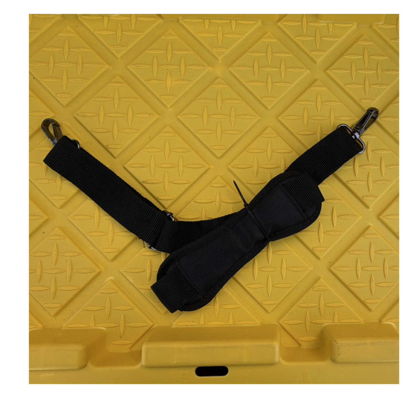 Black Adjustable Shoulder Strap w/ Swivel Snap Clip Hooks, Unisex Adults