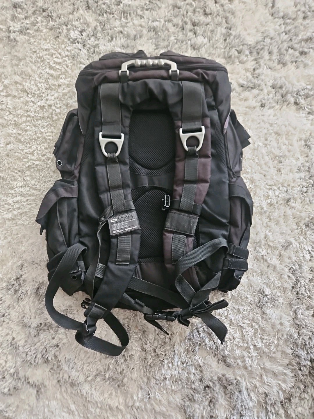 Oakley Mechanism Backpack Black Tactical Field Gear Standard Issue Vintage