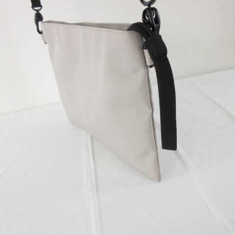 MUJI Shoulder Bag Greige Polyester Men’s Women’s Vintage Excellent Condition