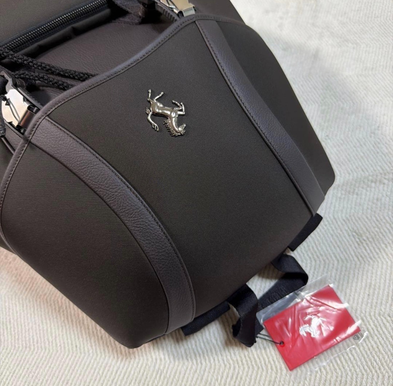 [Authentic・Limited Edition] Ferrari Purosangue F175 Leather Backpack Rucksack