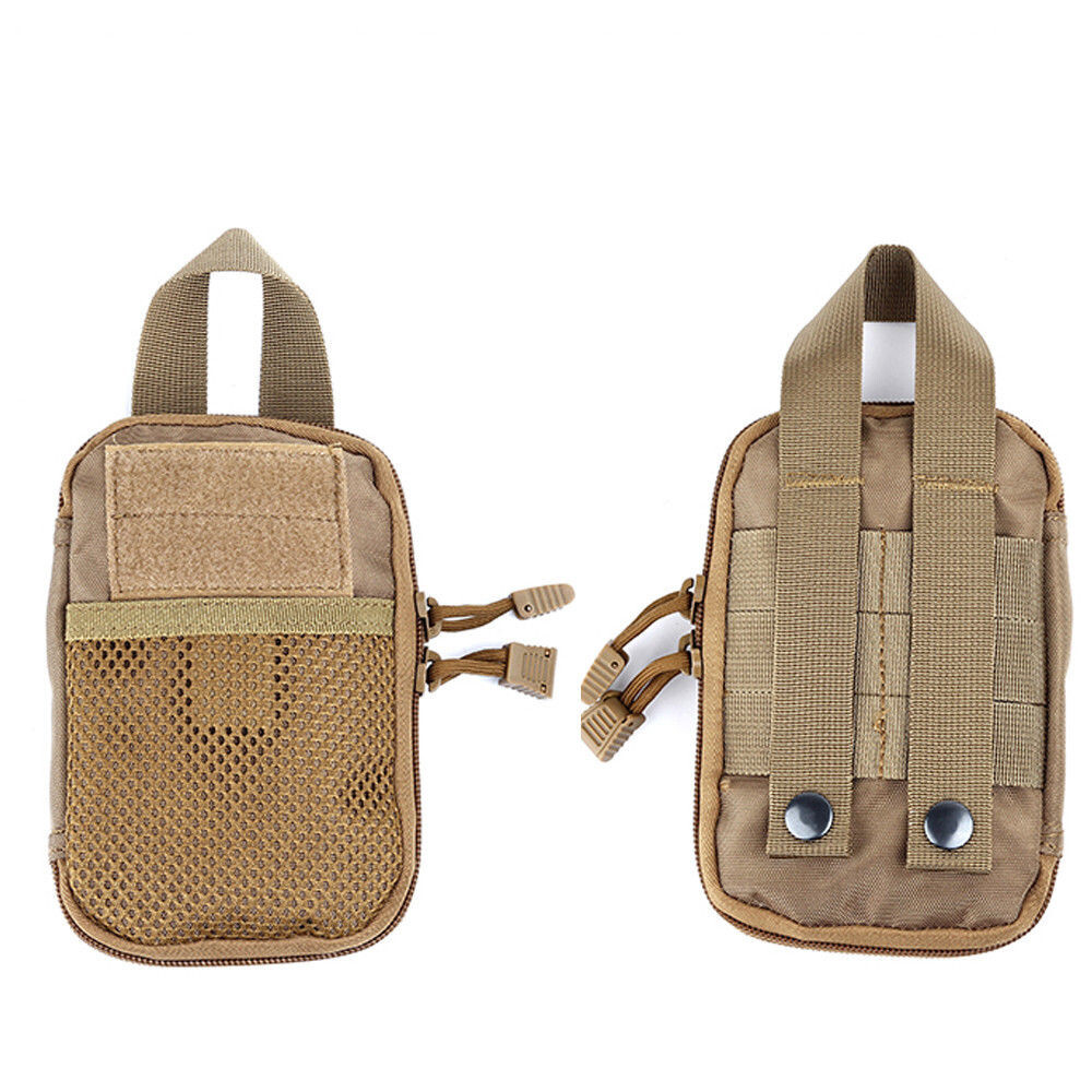 Tactical Molle Utility Bags Portable & Durable Nylon Pouch for Card Keybag Phone