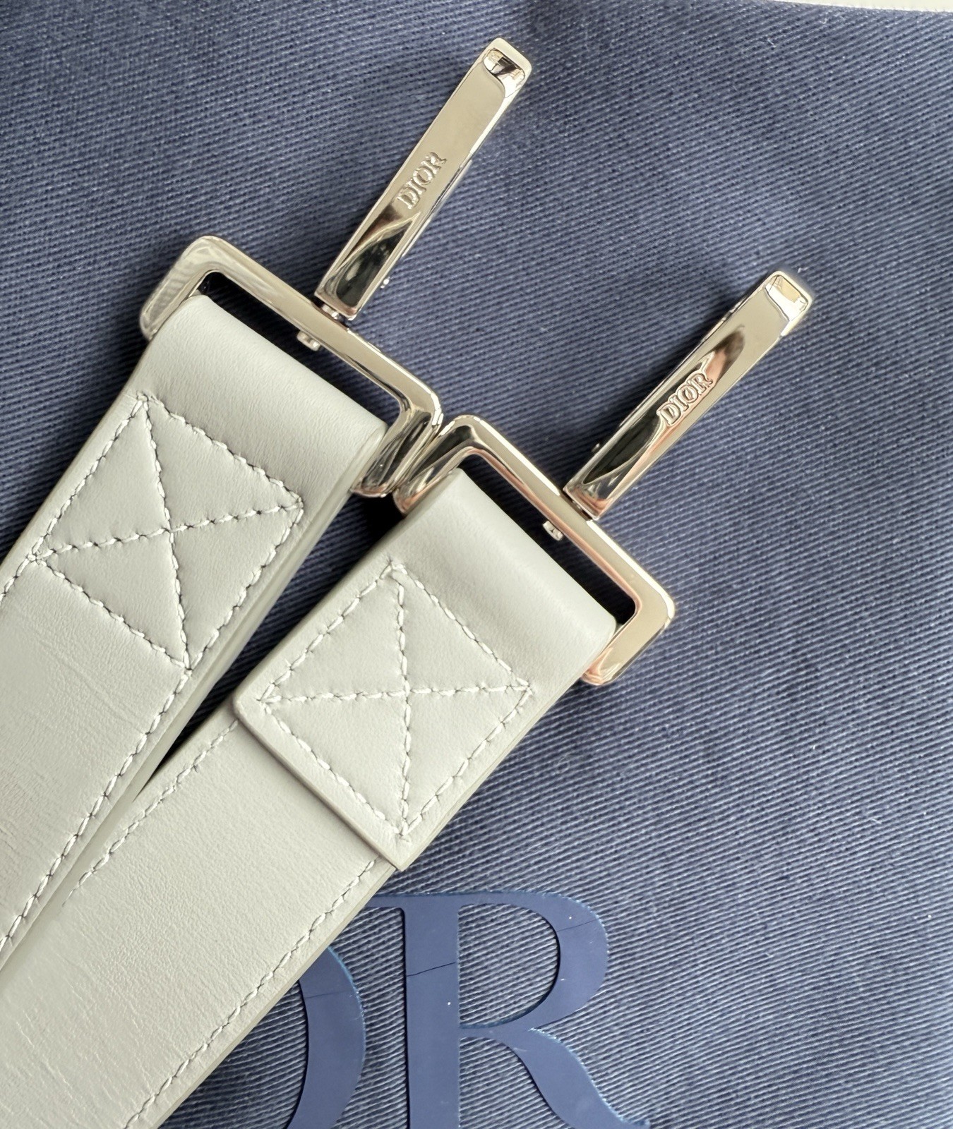 Dior Lingot 26 Bag In Gray CD Monogram