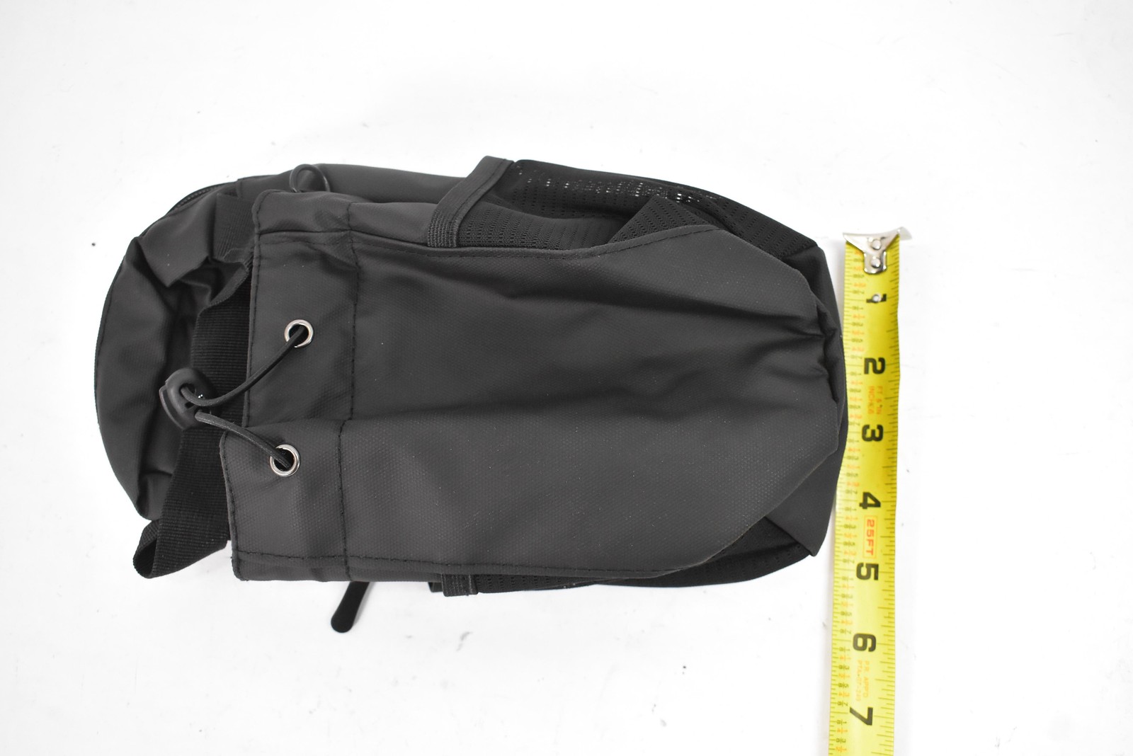 Black Hanging Organizer Storage Bag Drawstring Bottle Pocket Gear 10″ Utility