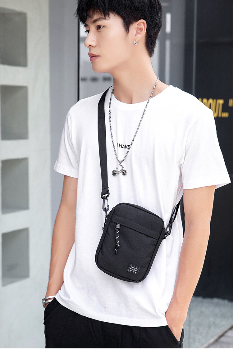 Men’s Small Chest Sling Bag Travel Hiking Cross Body Messenger Shoulder Bag