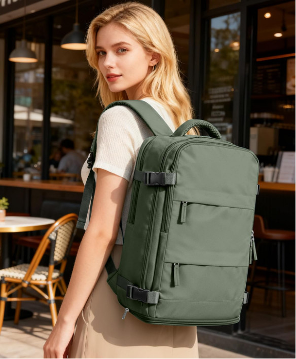 mochila de viaje avion para hombre mujer travel backpack impermeable senderismo.