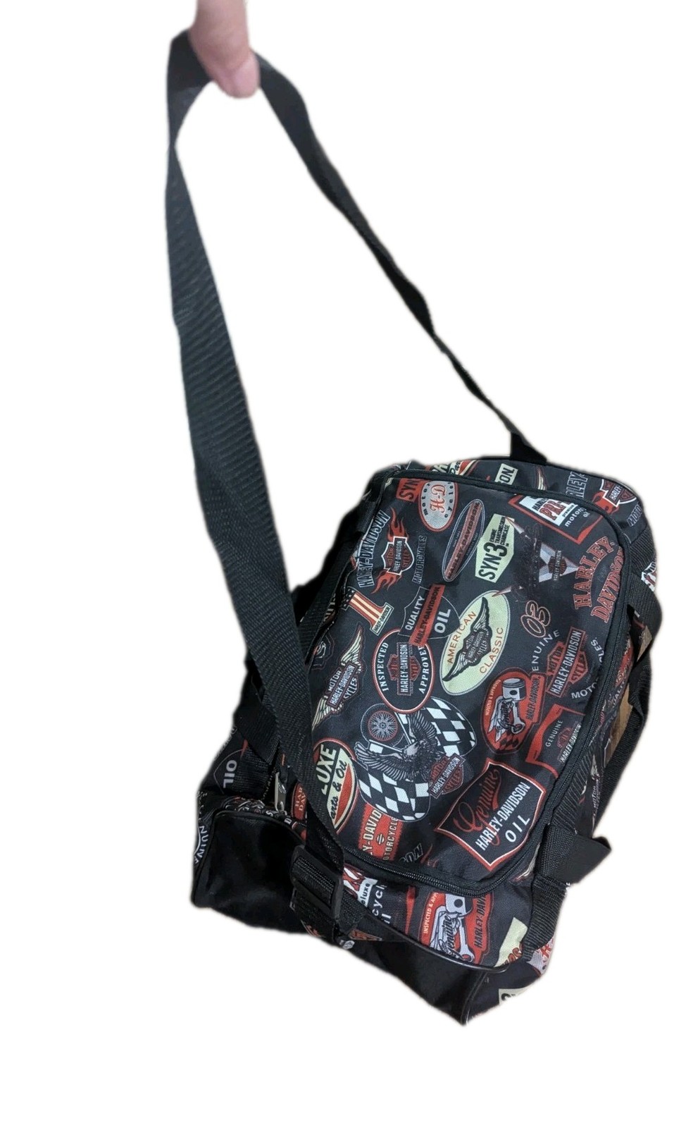 Harley-Davidson Duffel Gym Bag 20″ L x 10″ W Logo Design Shoulder Strap, Handle