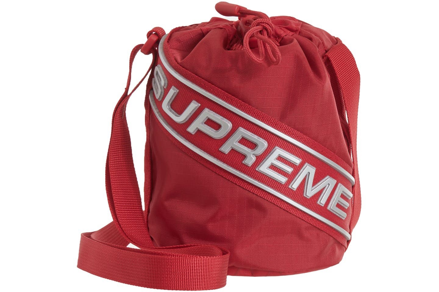 Supreme FW23 3D Logo Small Cinch Pouch Red