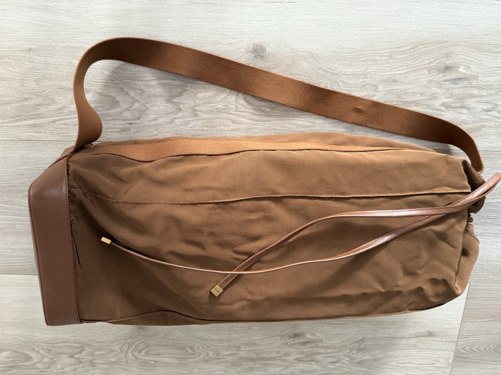 Saint Laurent City Long Sac Men’s Sling duffle Bag Backpack. Fits Yoga mat. New