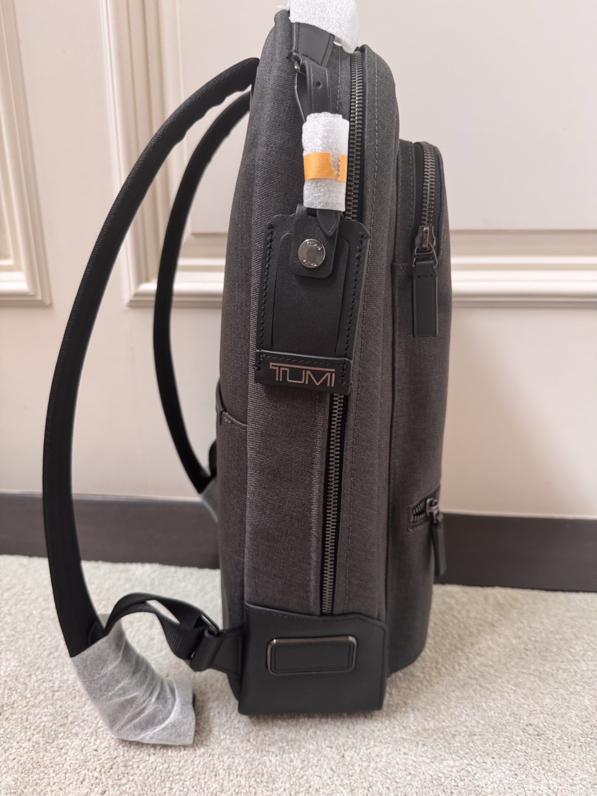 New With Tags – Tumi Harrison Bradner Grey Backpack Rucksack Bag 142074-1374