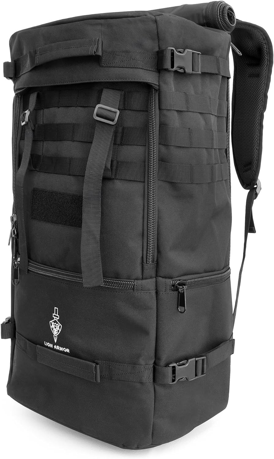 Tactical Travel Backpack 55L Military MOLLE Duffel Bag Luggage Cargo Bag Black