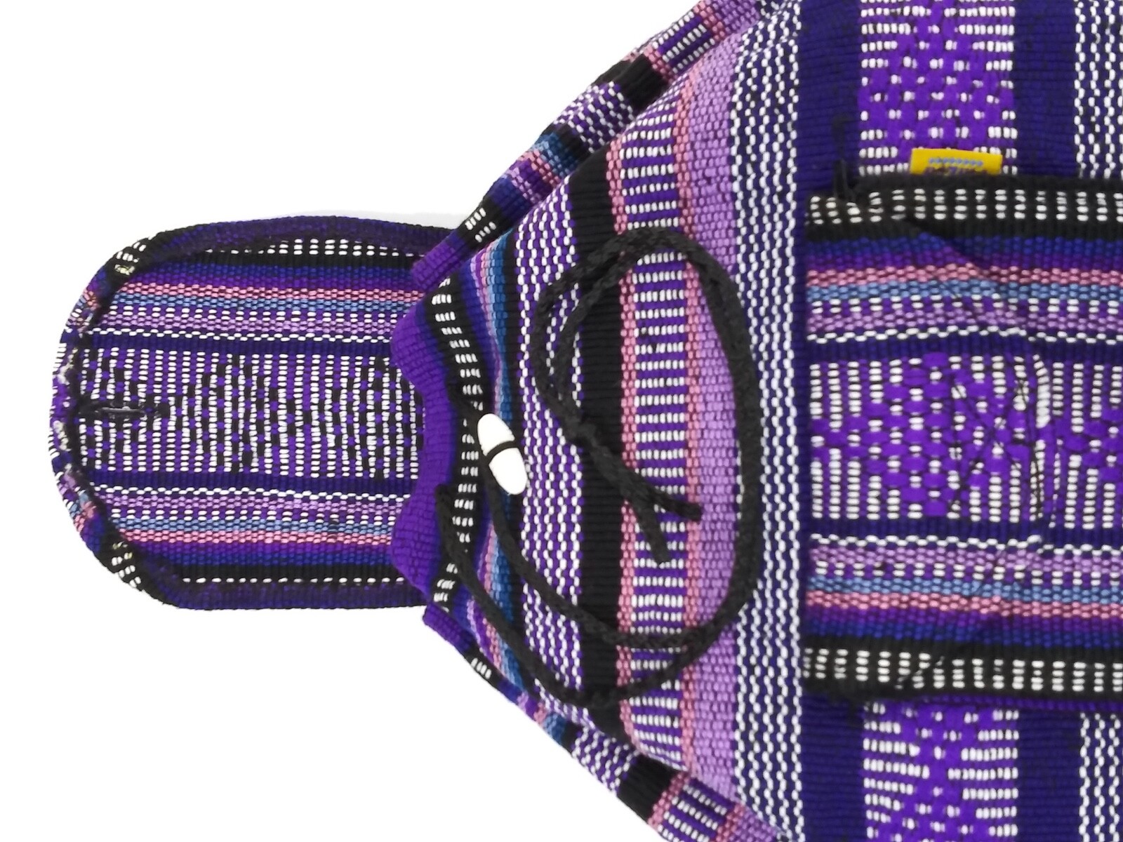Authentic RASTA Bag Beach Hippie Baja Ethnic Backpack Made in Mexico 27