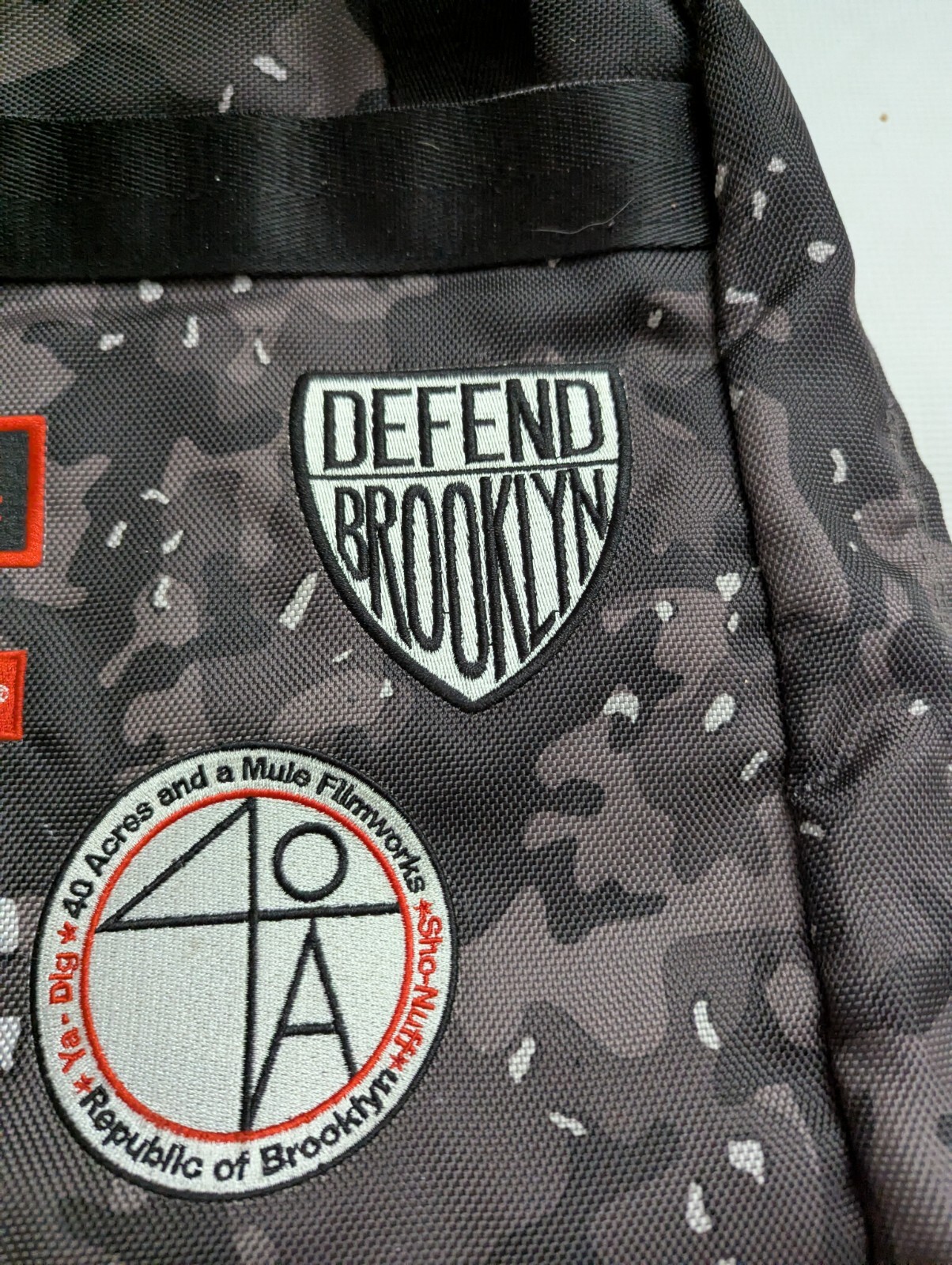 Spike Lee X Sprayground Backpack Defend Brooklyn 40 Acres And A Mule Sho-Nuff