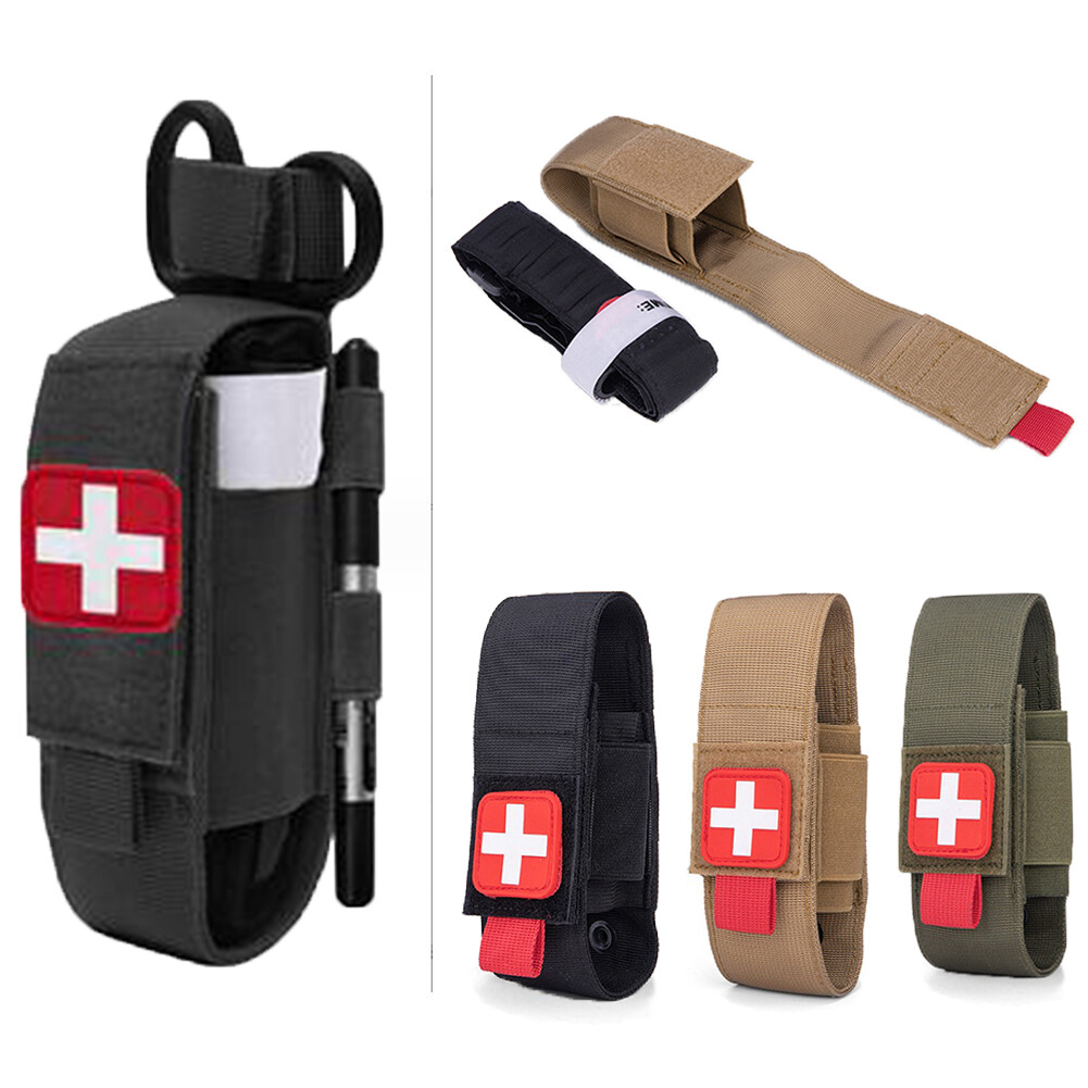 Outdoor Tactical First Aid Kit Nylon Waist Pack Molle Medical Kit Small EDC Bags